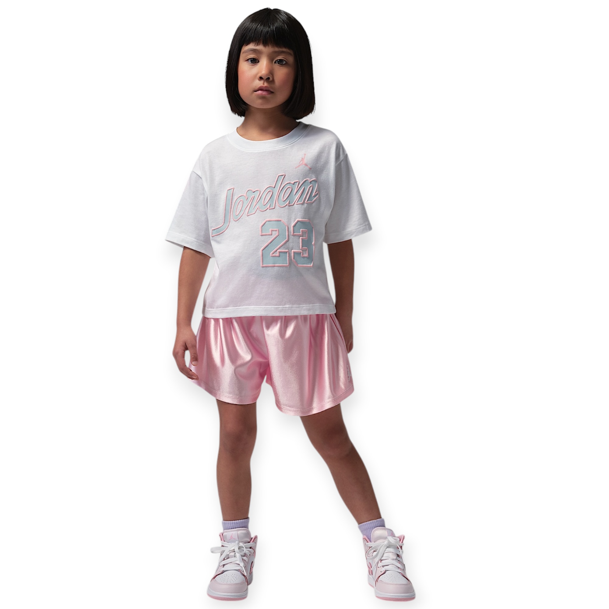 חליפה בנות 1-4 שנים JORDAN SLOWY DURASHEEN SHORT SET