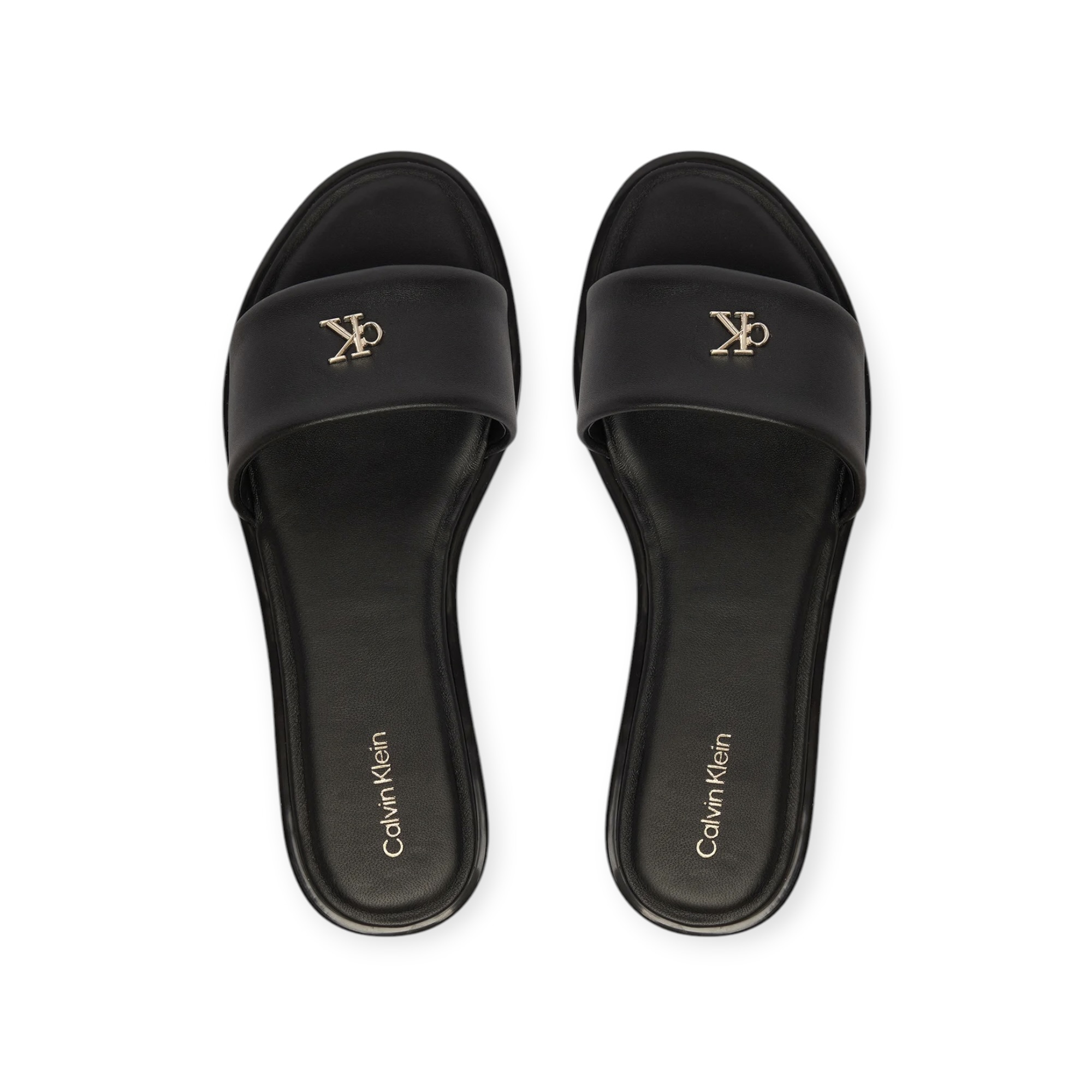 נעלי נשים CALVIN KLEIN FLAT SANDAL LTH