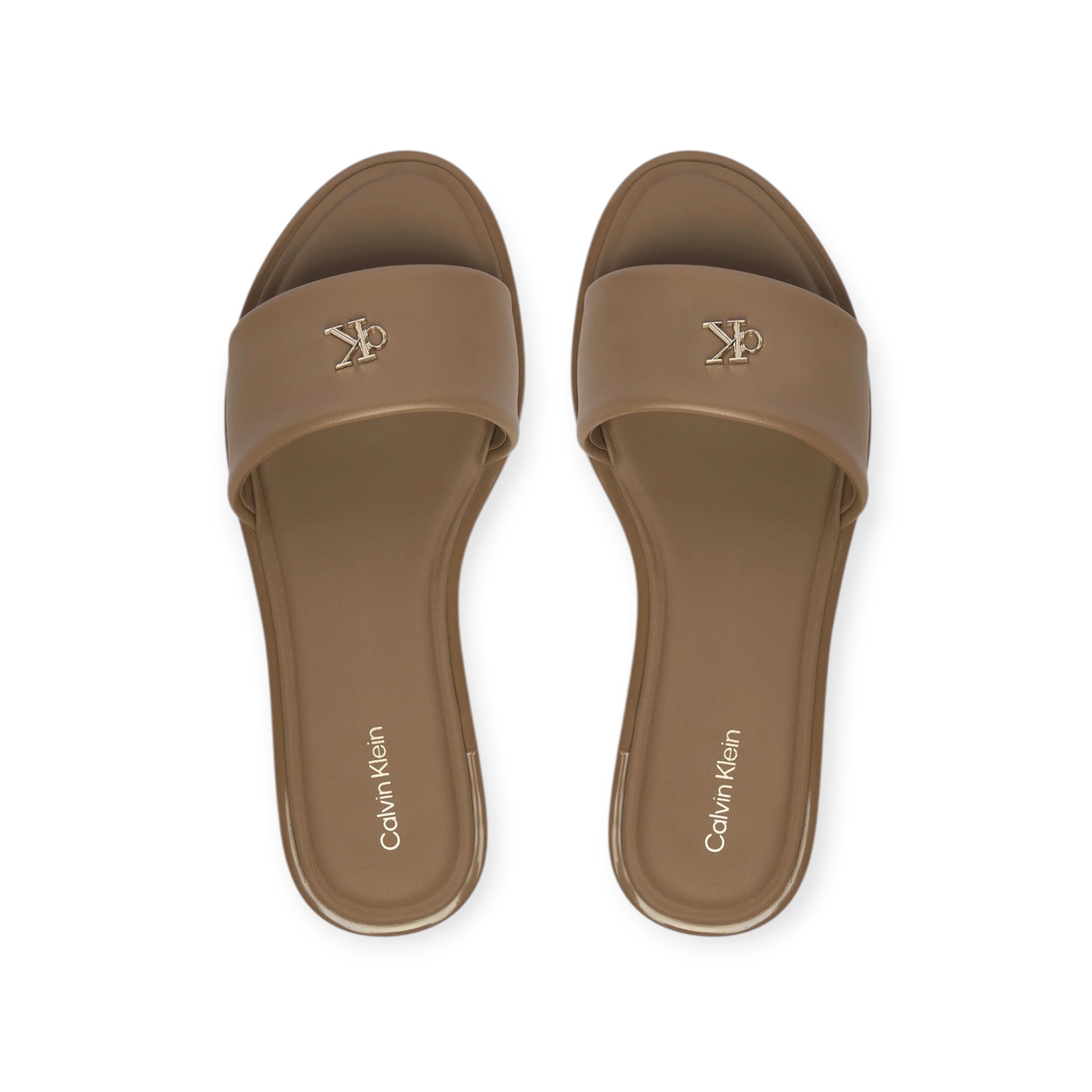 נעלי נשים CALVIN KLEIN FLAT SANDAL LTH