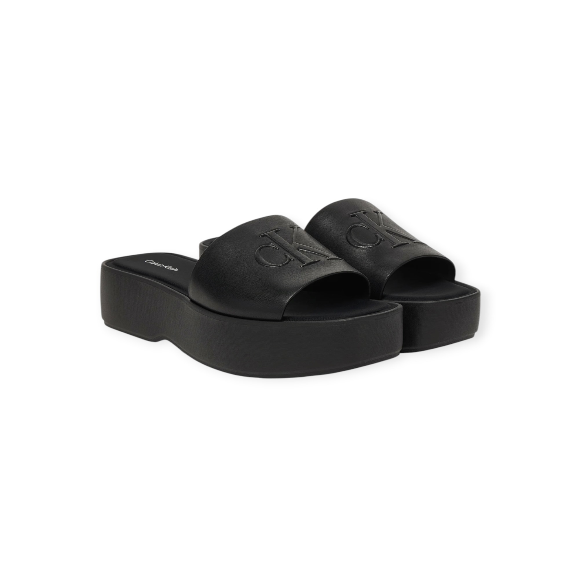 נעלי נשים CALVIN KLEIN FLATFORM SANDAL LTH