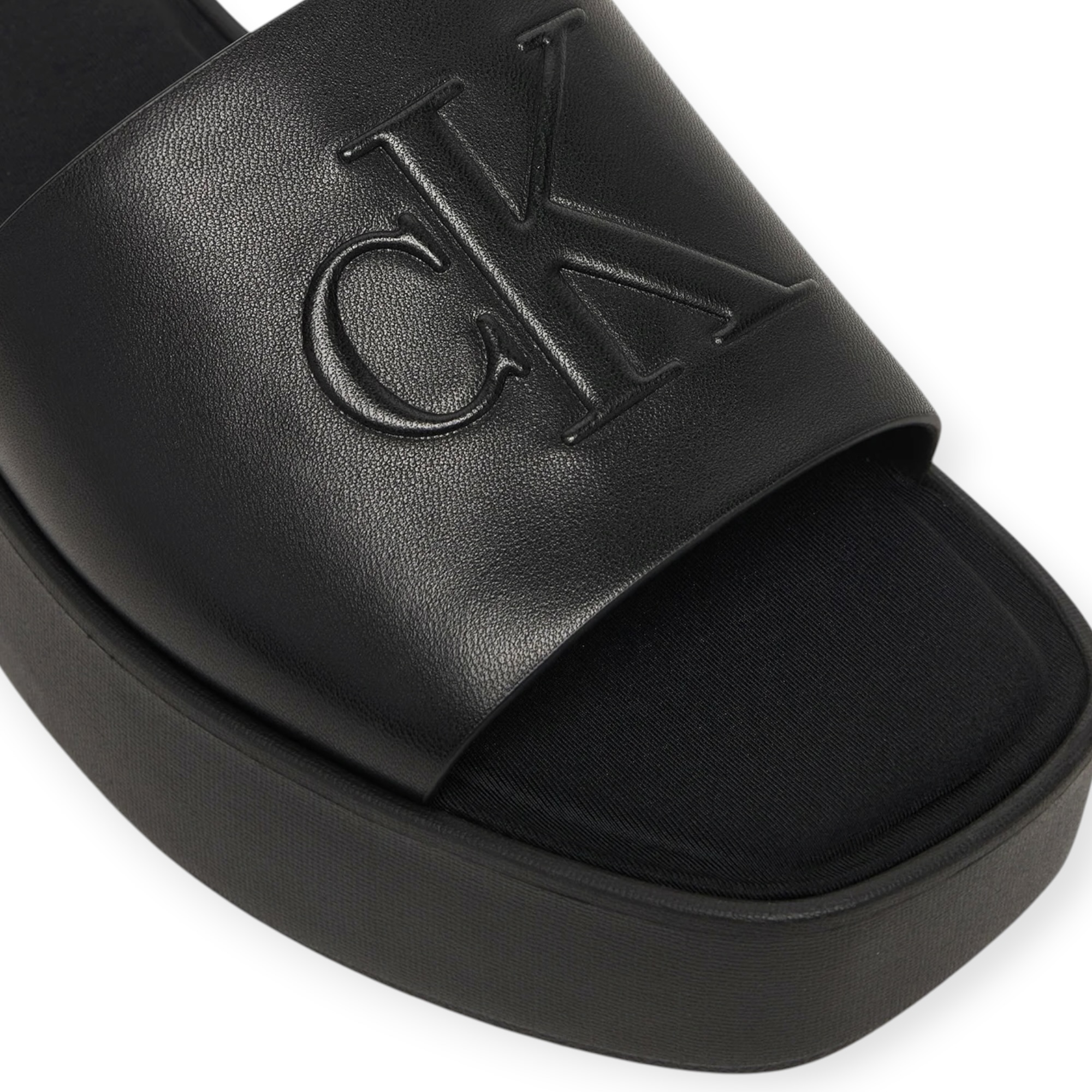 נעלי נשים CALVIN KLEIN FLATFORM SANDAL LTH