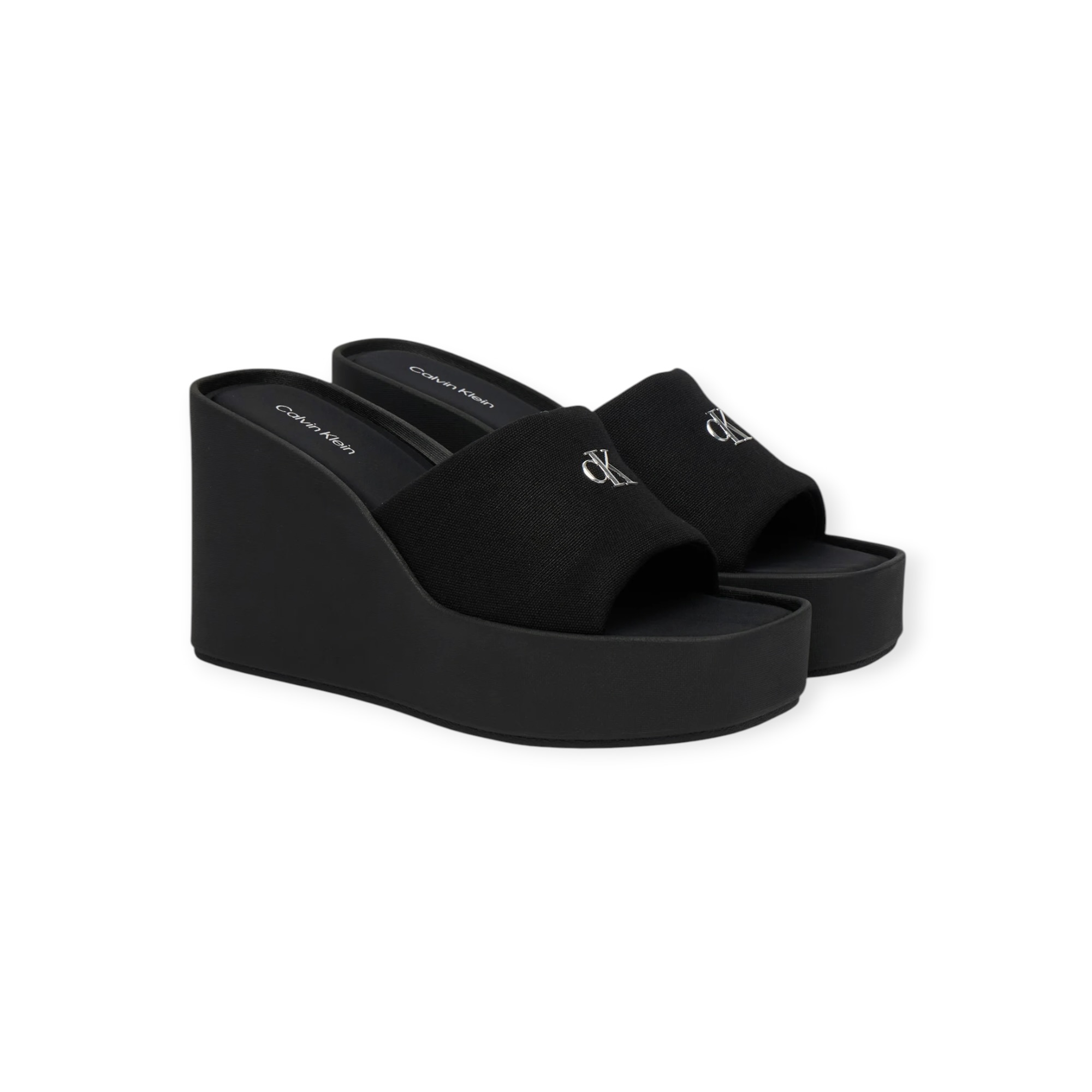 נעלי CALVIN KLEIN WEDGW SANDAL CANVAS