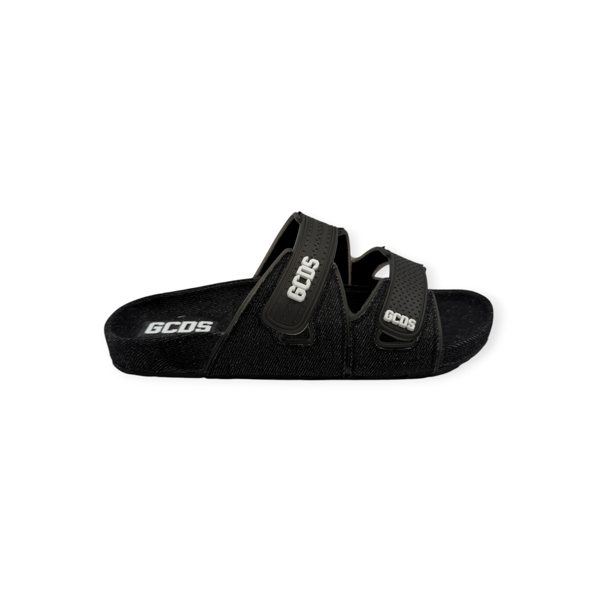 נעלי נשים GCDS WOMEN SLIDERS DENIM FLAT