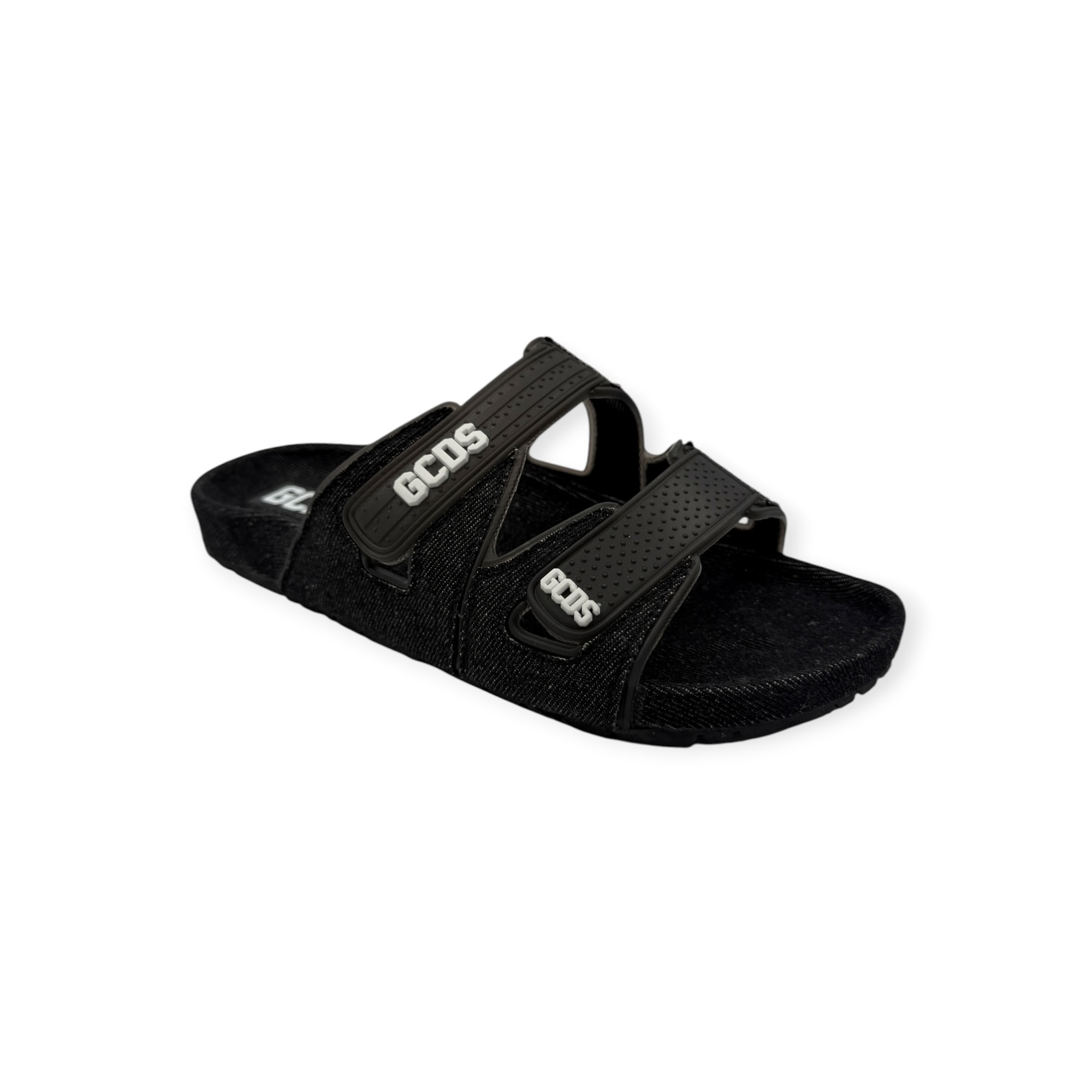 נעלי נשים GCDS WOMEN SLIDERS DENIM FLAT