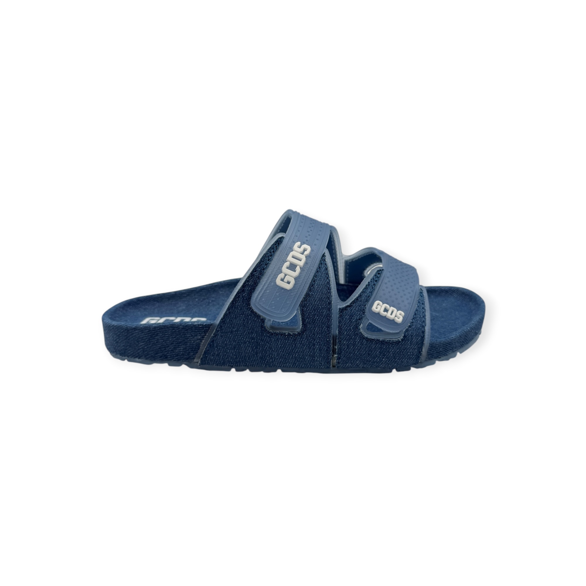 נעלי נשים GCDS WOMEN SLIDERS DENIM FLAT