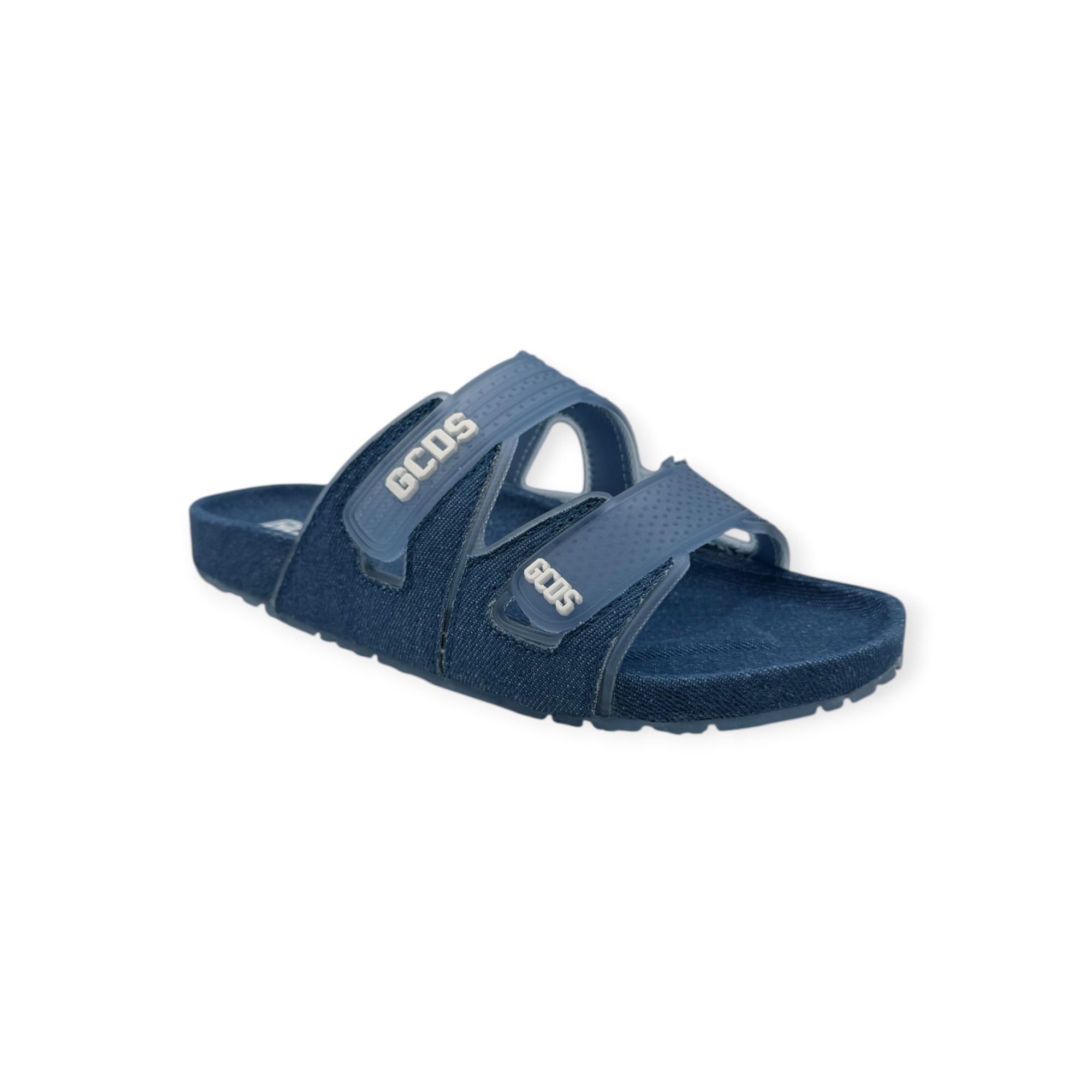 נעלי נשים GCDS WOMEN SLIDERS DENIM FLAT