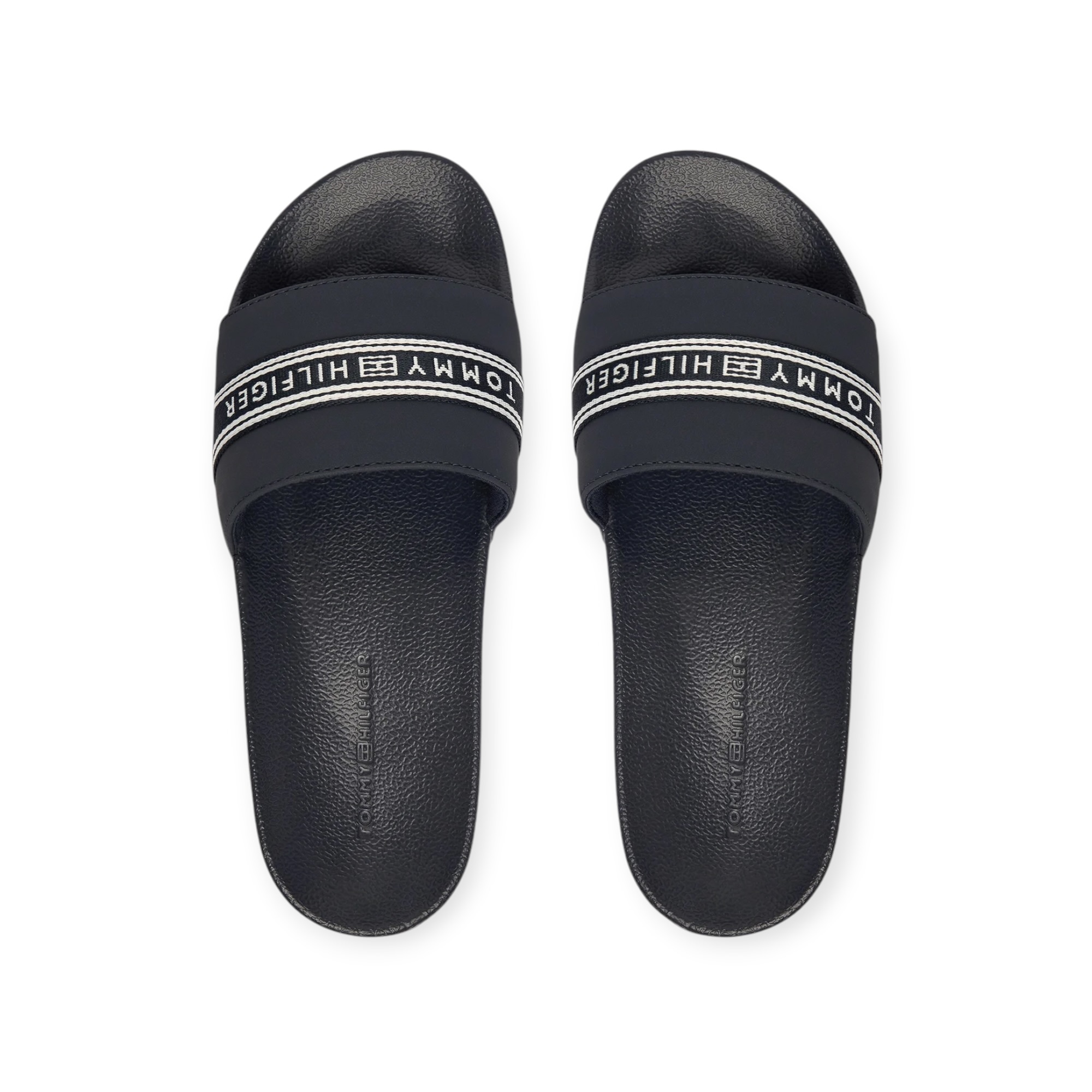 נעלי נשים צבע כחול TOMMY HILFIGER WEBBING  POOL SLIDE
