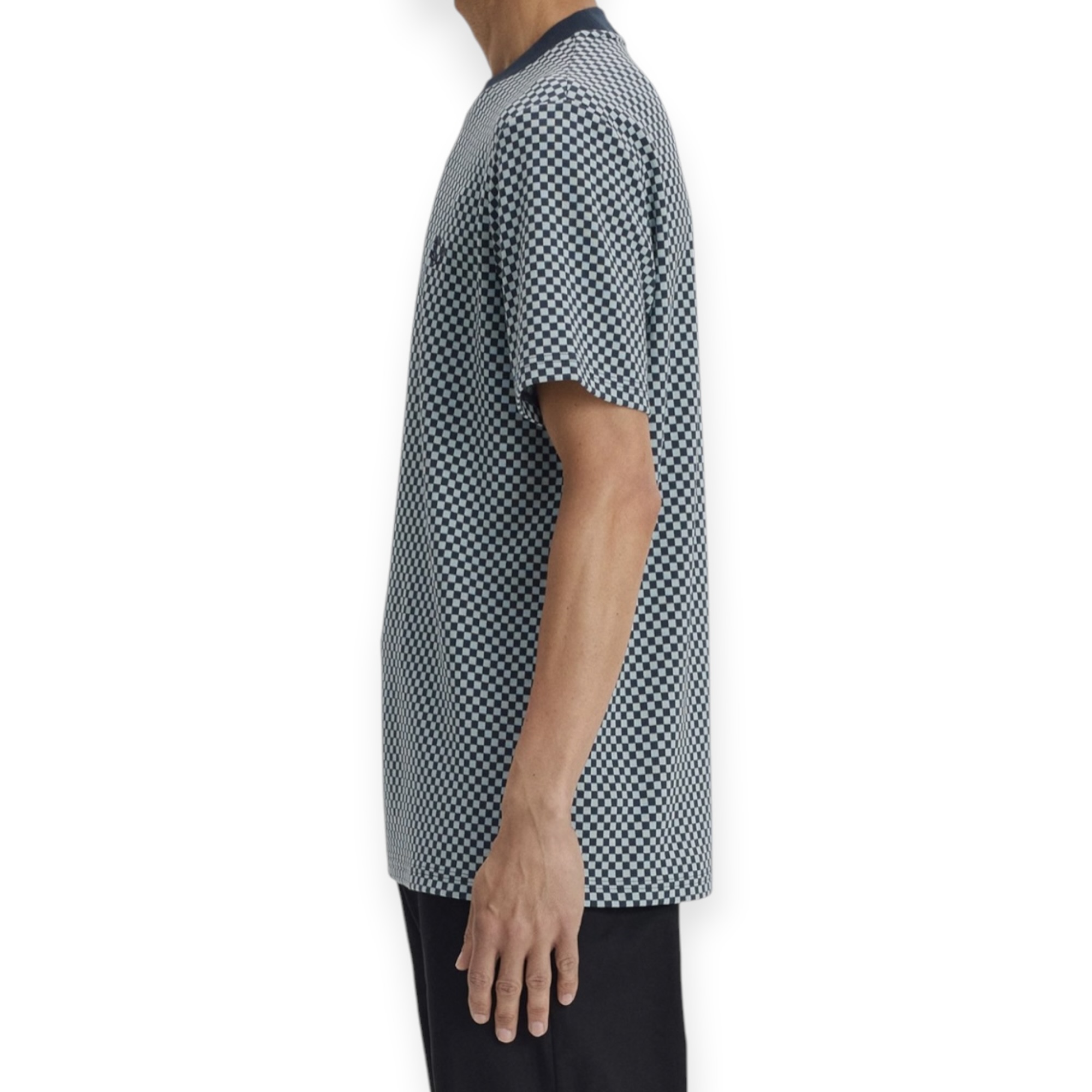 חולצה גברים FRED PERRY CHECKEBOARD TEE SHIRT