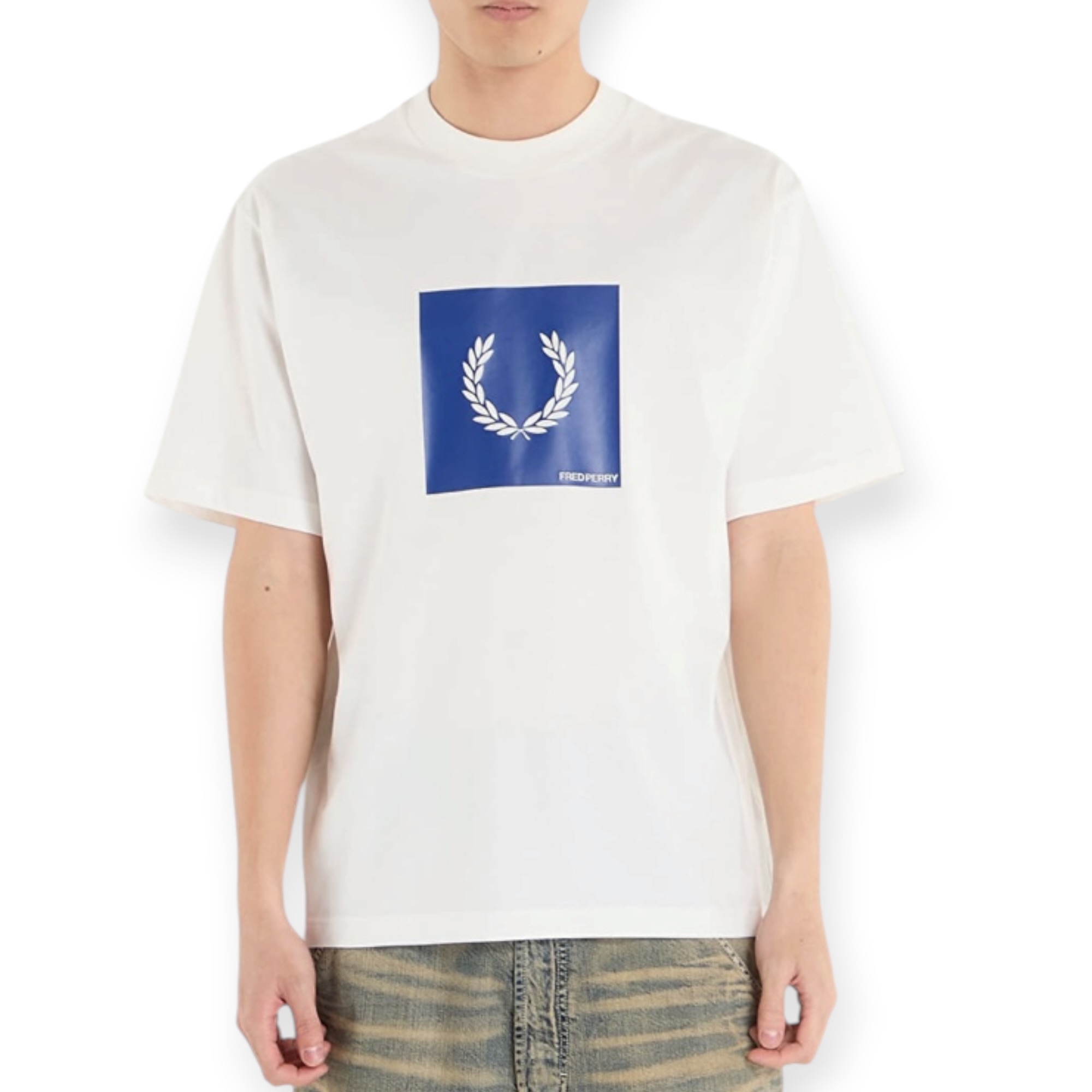 חולצה גברים FRED PERRY GRAPHIC TEE SHIRT