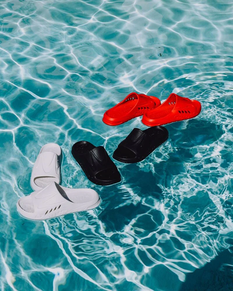 נעלי 38-44 SPRAYGROUND SHARK SLIDE WHITE