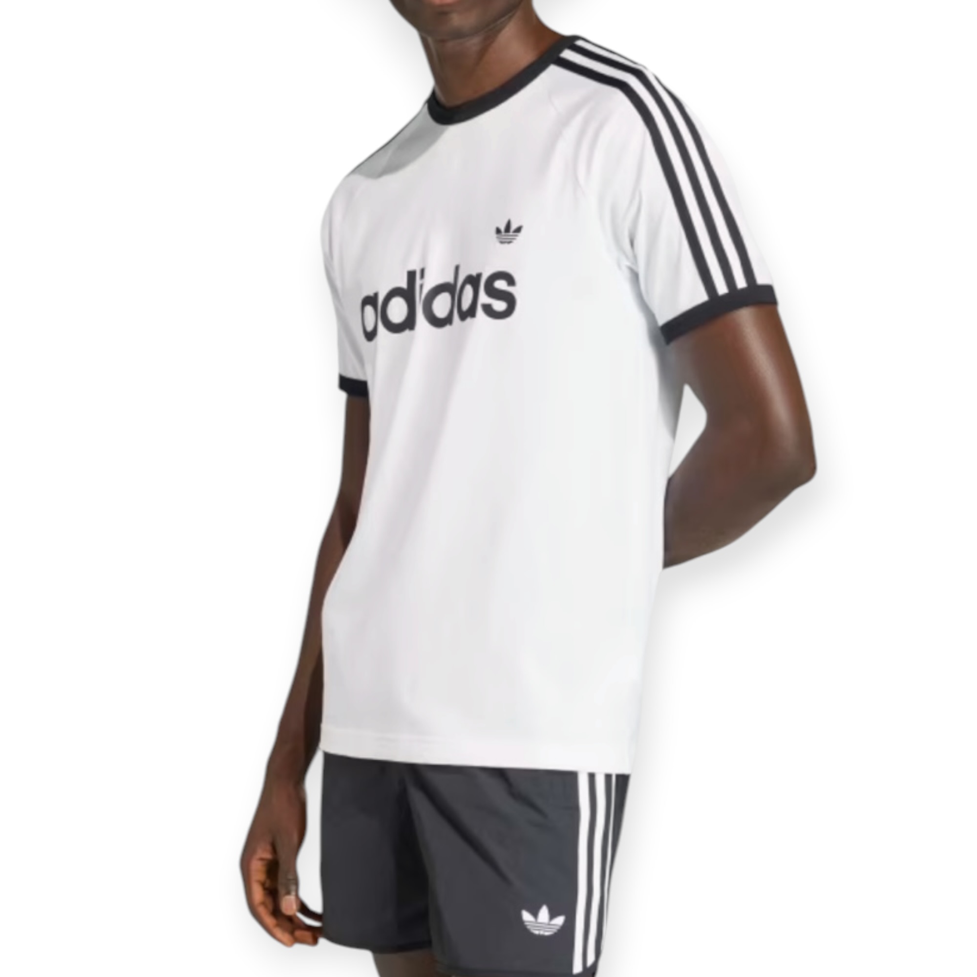 חולצה ADIDAS 3 STRIPES RINGER TEE