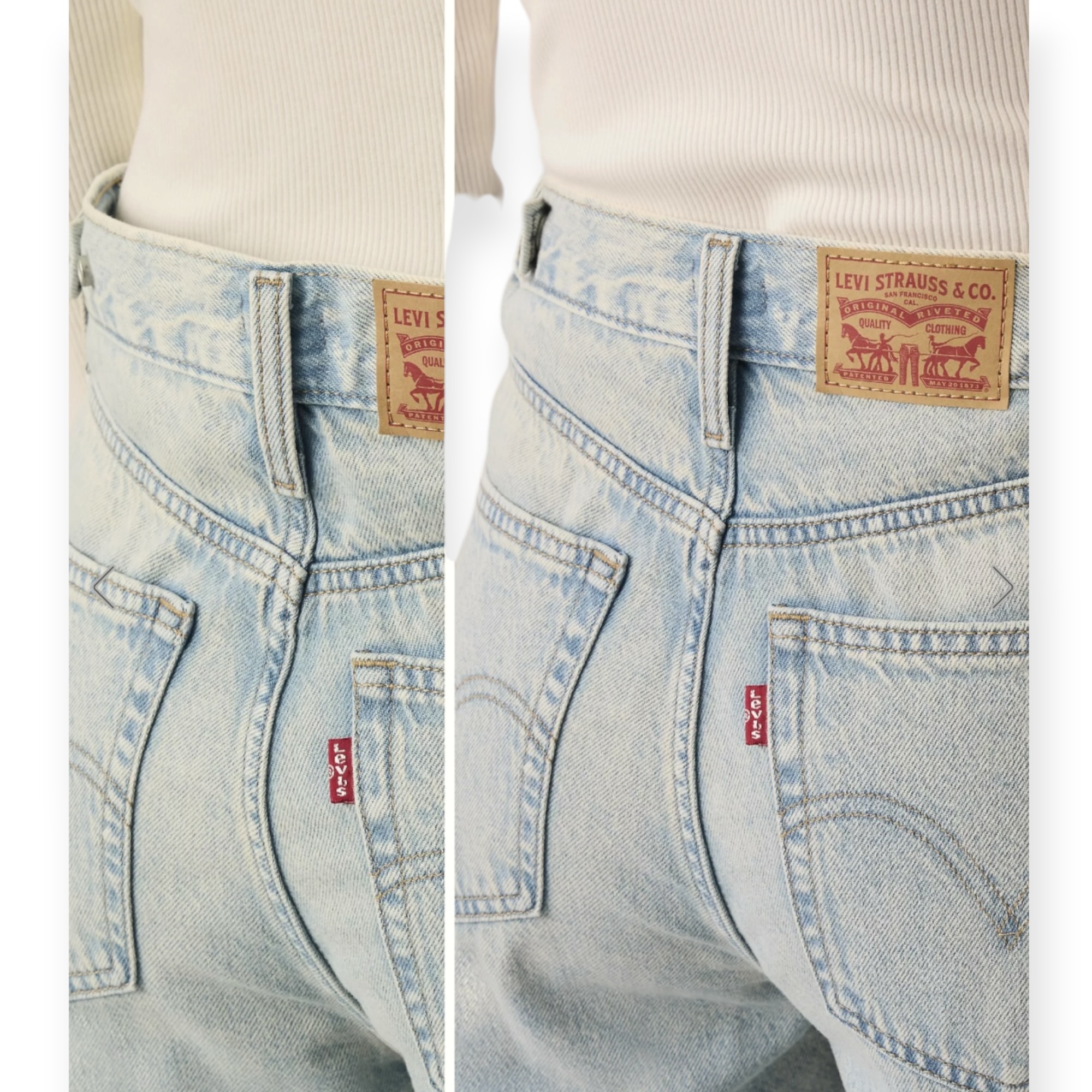 גינס נשים LEVIS CINCH BAGGY JEANS