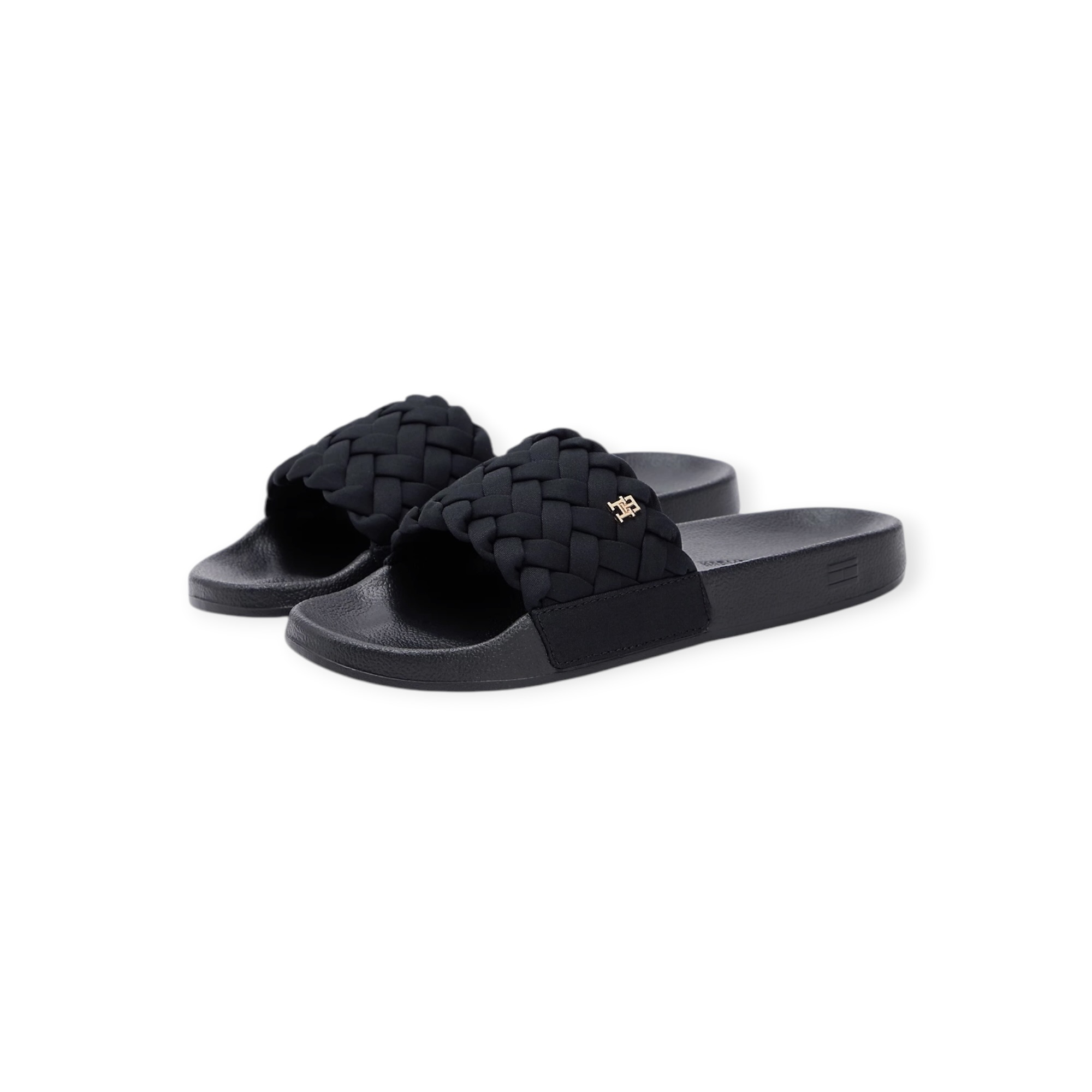 נעלי נשים TOMMY HILFIGER BRAIDED POOL SLIDE נעלי נשים TOMMY HILFIGER BRAIDED POOL SLIDE