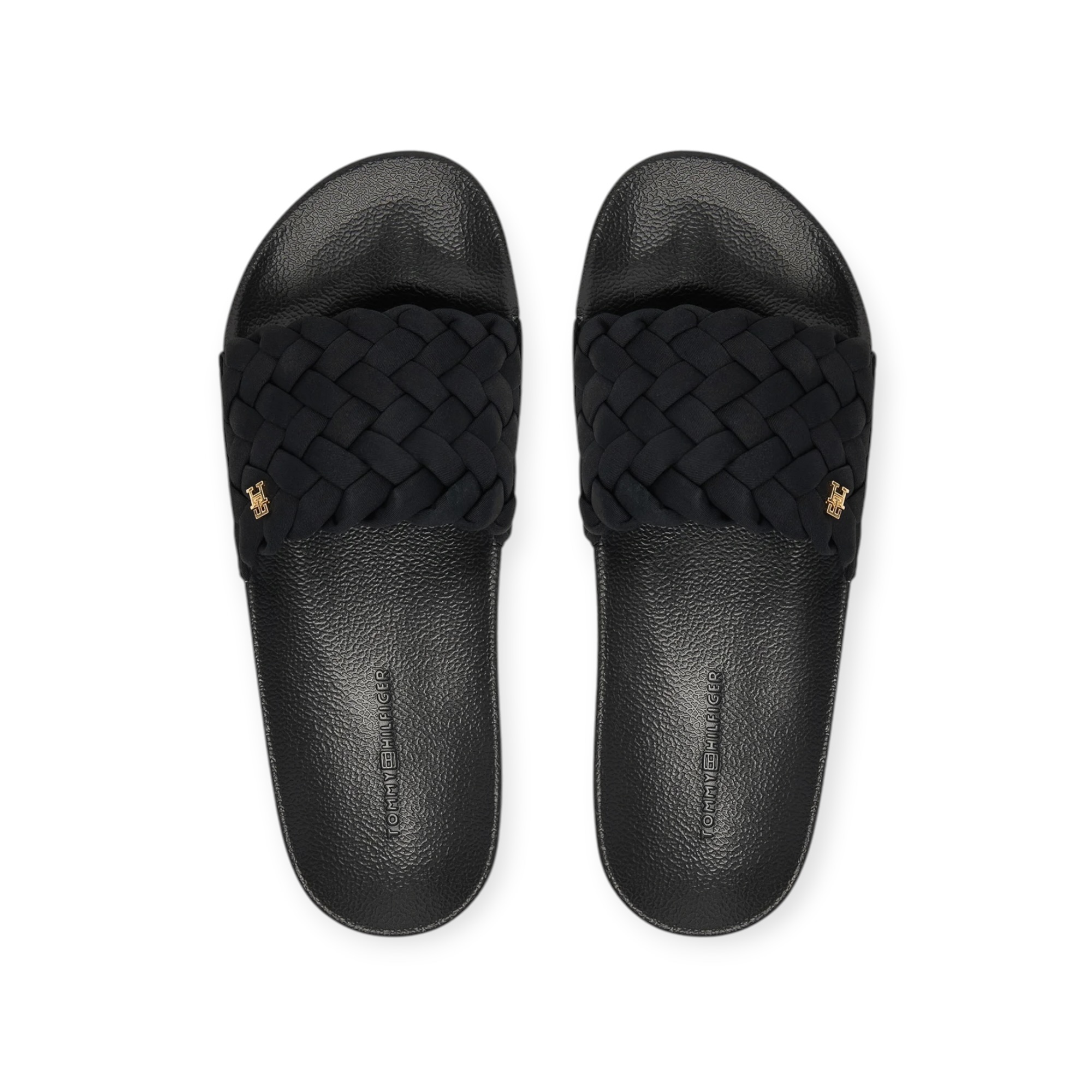 נעלי נשים TOMMY HILFIGER BRAIDED POOL SLIDE נעלי נשים TOMMY HILFIGER BRAIDED POOL SLIDE