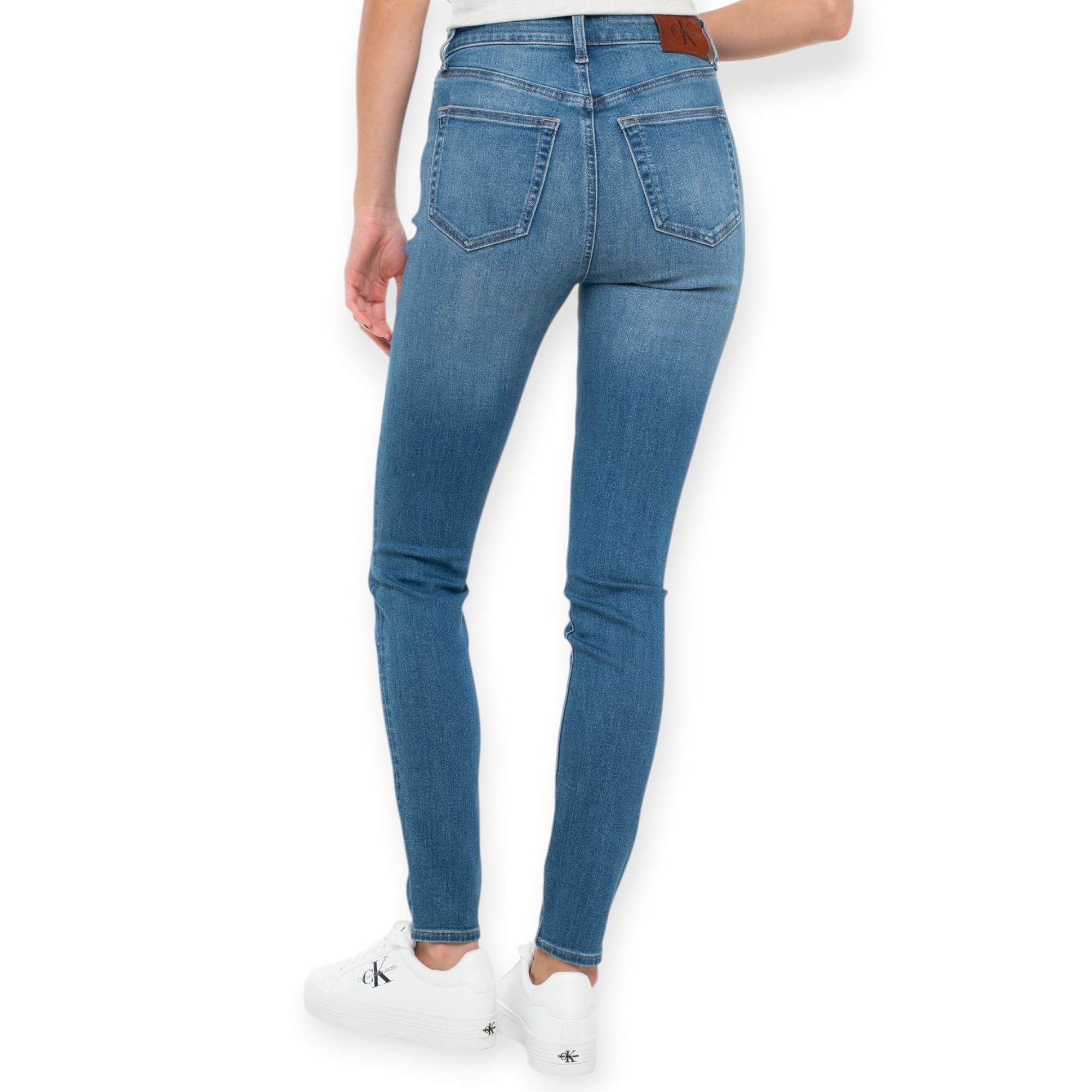 גינס CALVIN KLEIN HIGH RISE SKINNY JEANS גינס CALVIN KLEIN HIGH RISE SKINNY JEANS