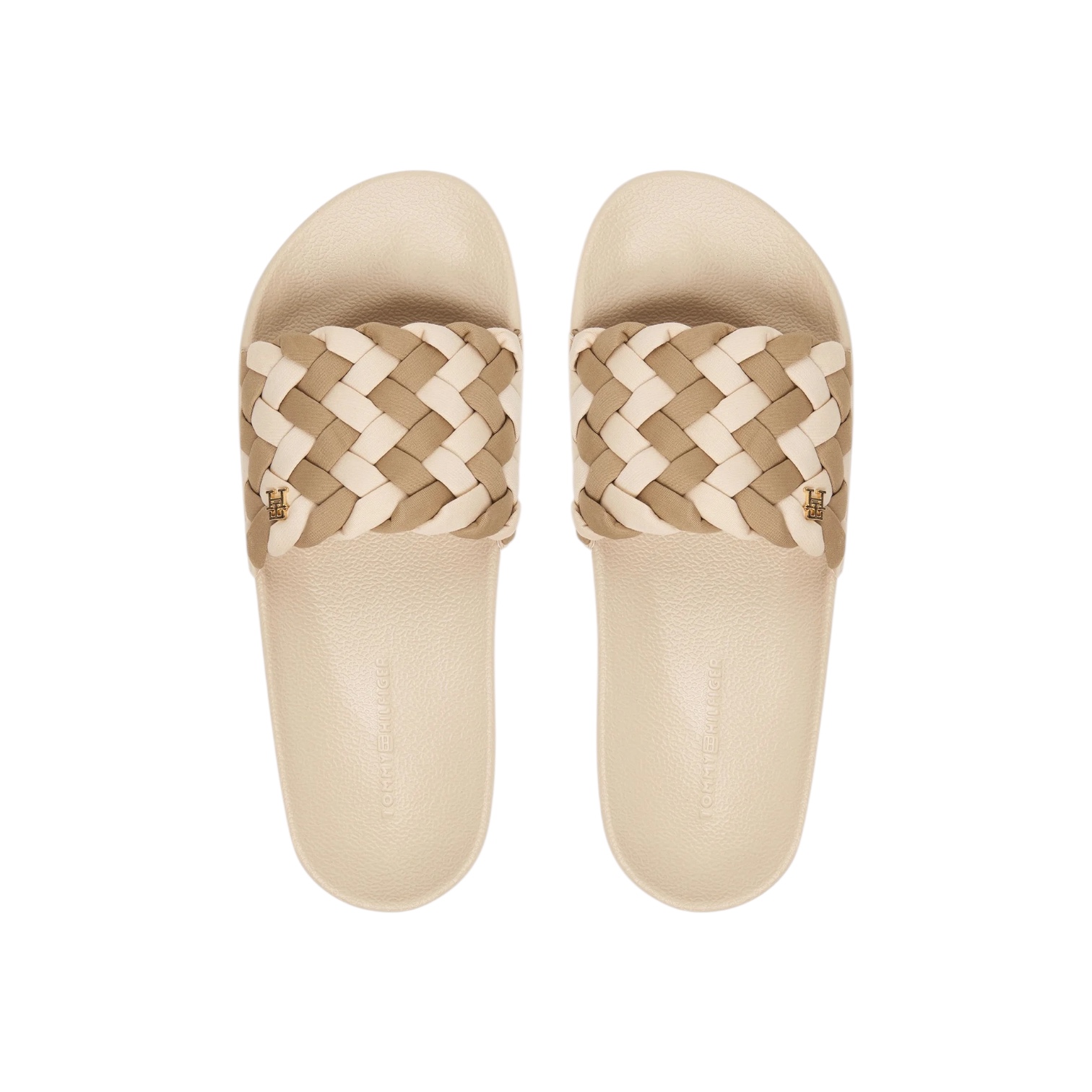 נעלי נשים TOMMY HILFIGER BRAIDED POOL SLIDE