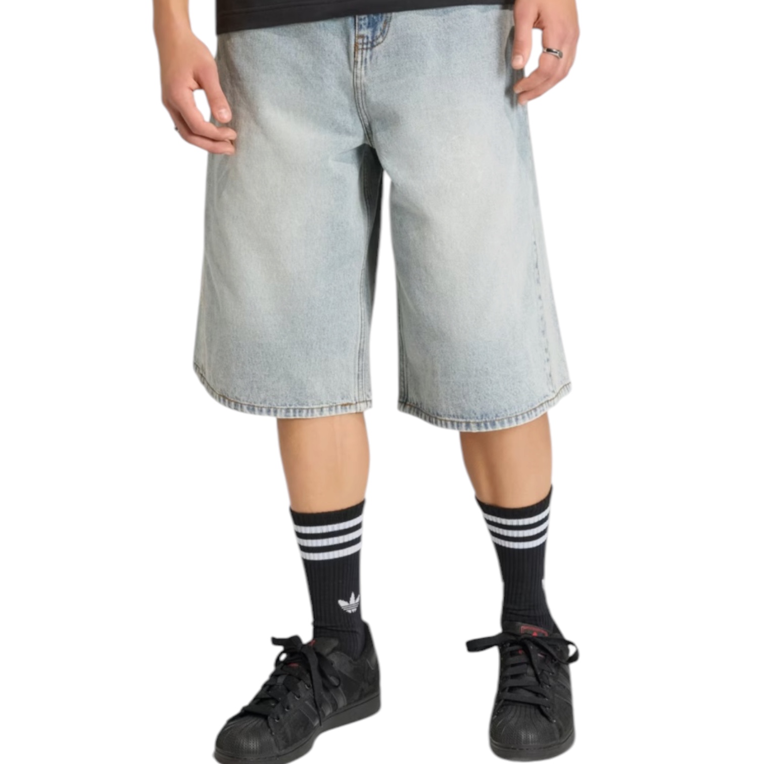 גינס קצר לגברים ADIDAS DENIM SHORT