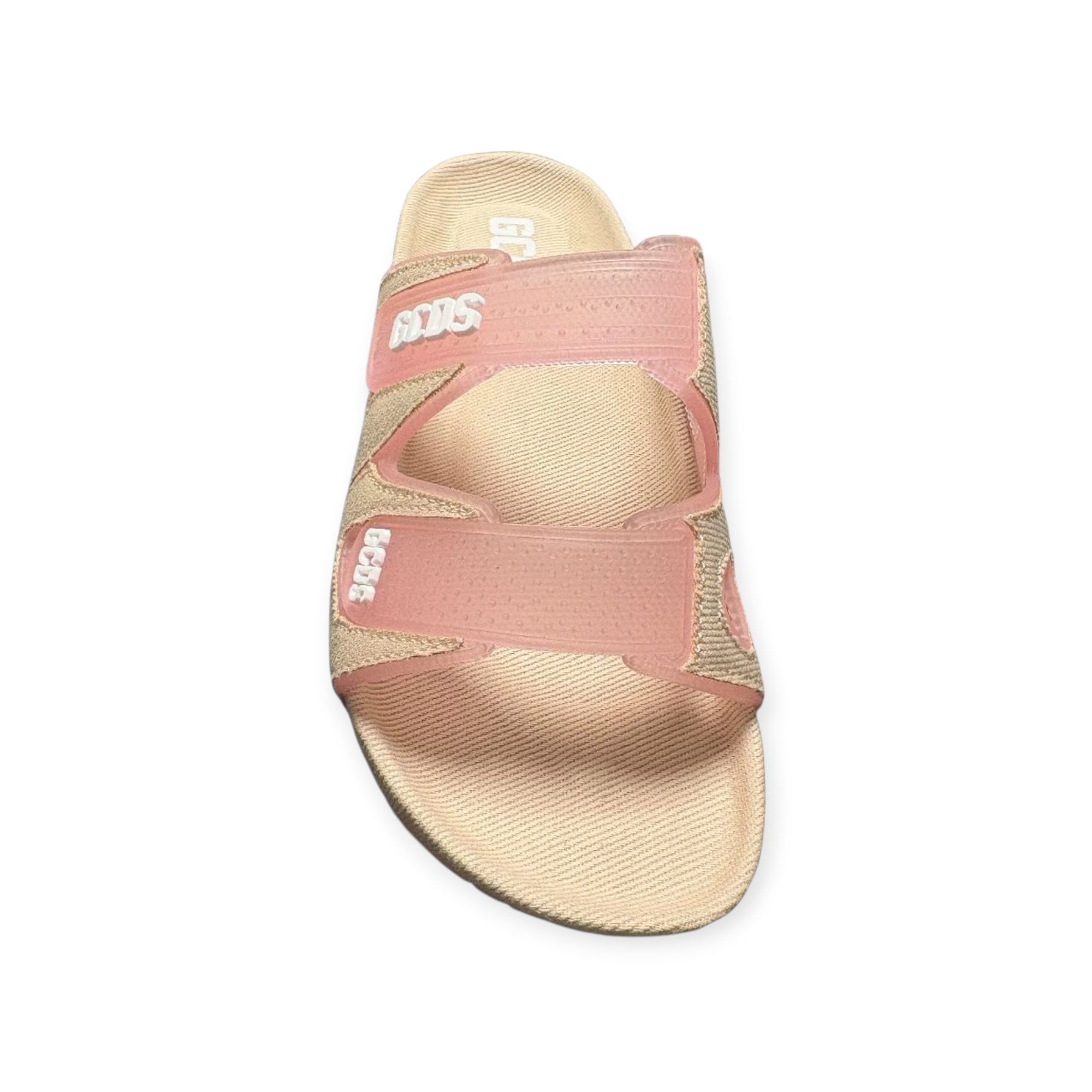 נעלי נשים מכירה מוקדמת צפי הגעה 21.4.26 GCDS WOMEN SLIDERS DENIM FLAT