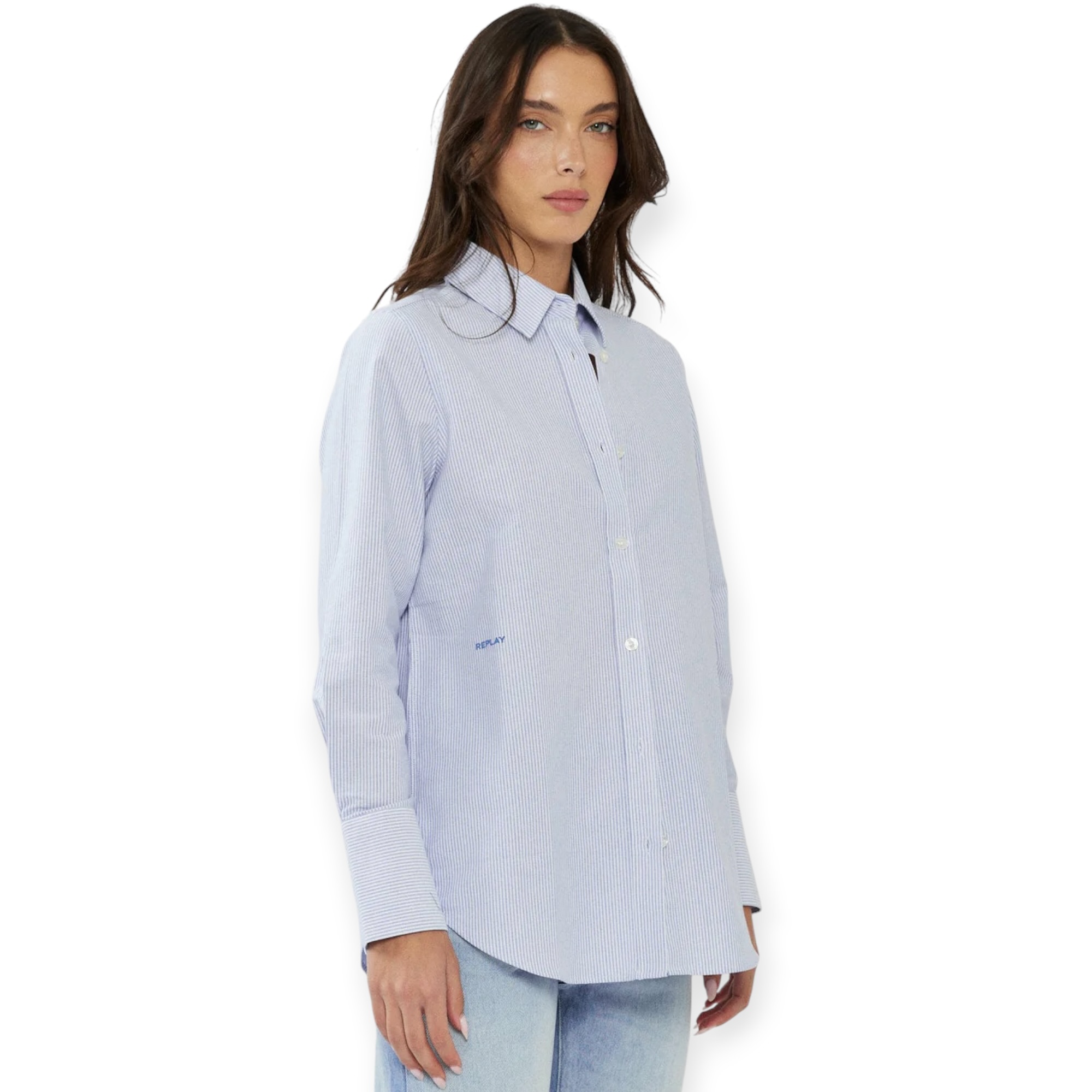 חולצה נשים מכופתרת REPLAY BUTTOND SHIRT