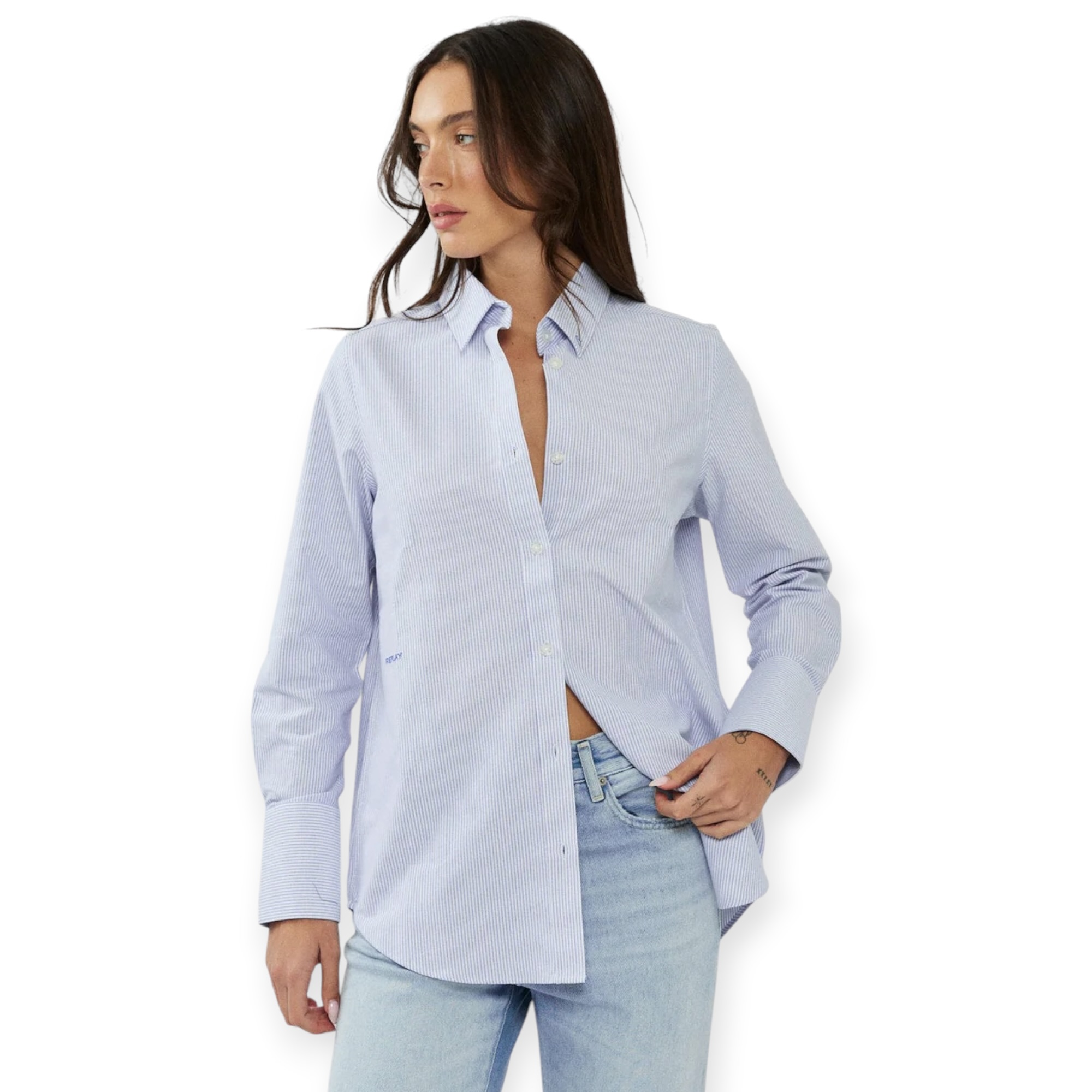 חולצה נשים מכופתרת REPLAY BUTTOND SHIRT