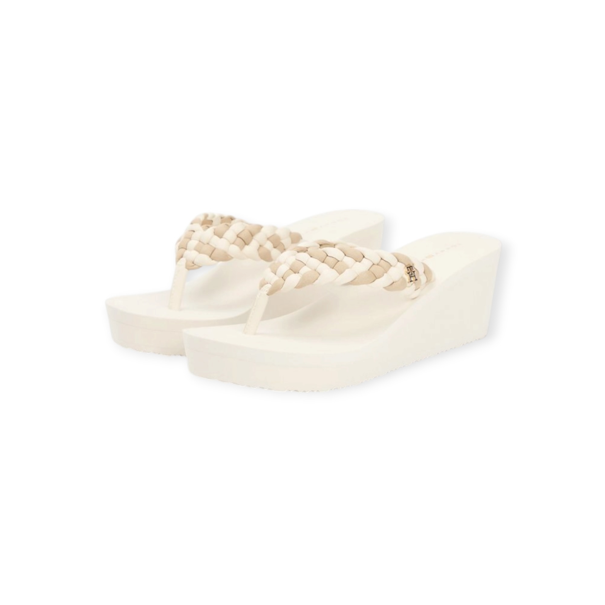 נעלי נשים TOMMY HILFIGER WEDGE BRAIDED SANDAL