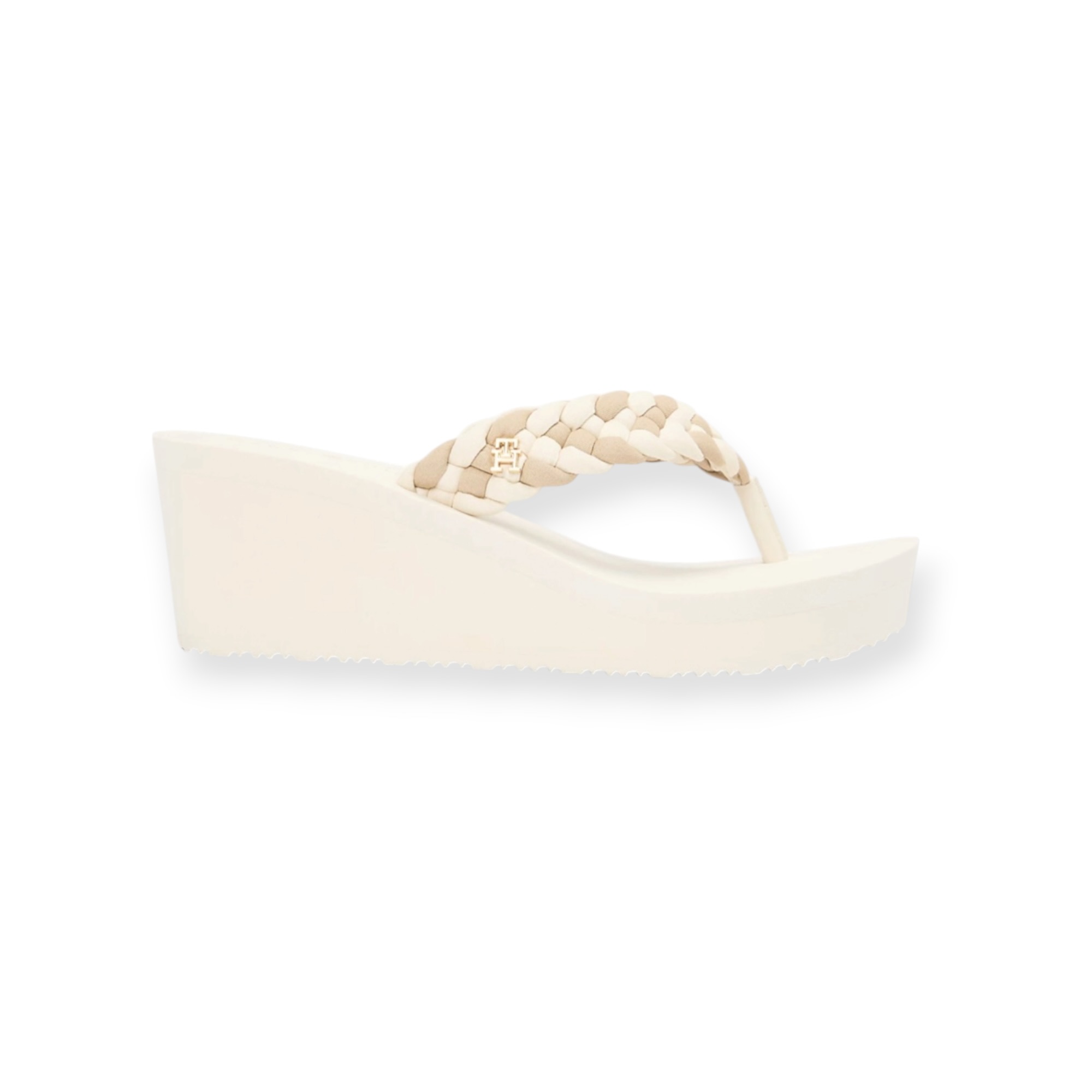 נעלי נשים TOMMY HILFIGER WEDGE BRAIDED SANDAL