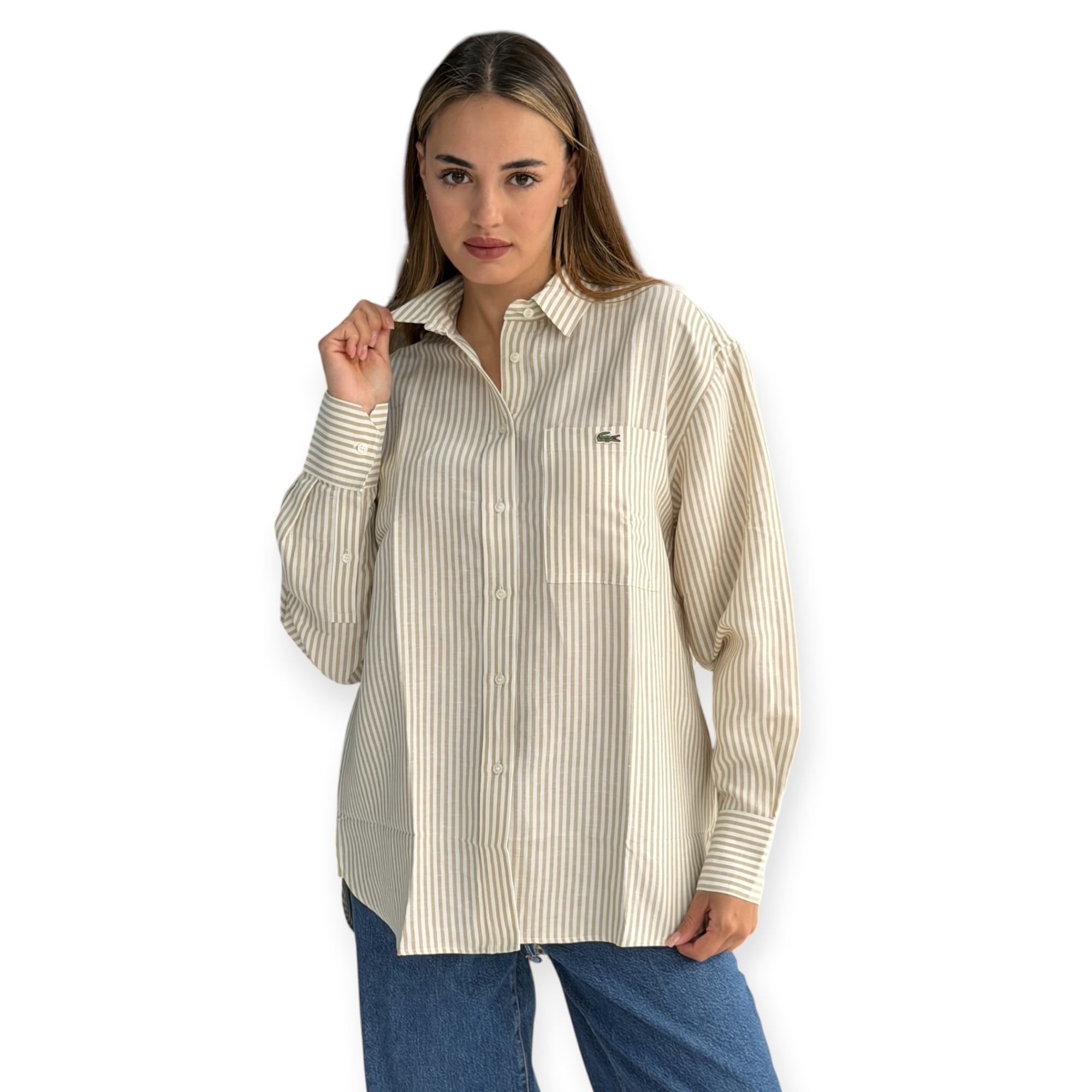 חולצה נשים LACOSTE CHEMISE MANCHES