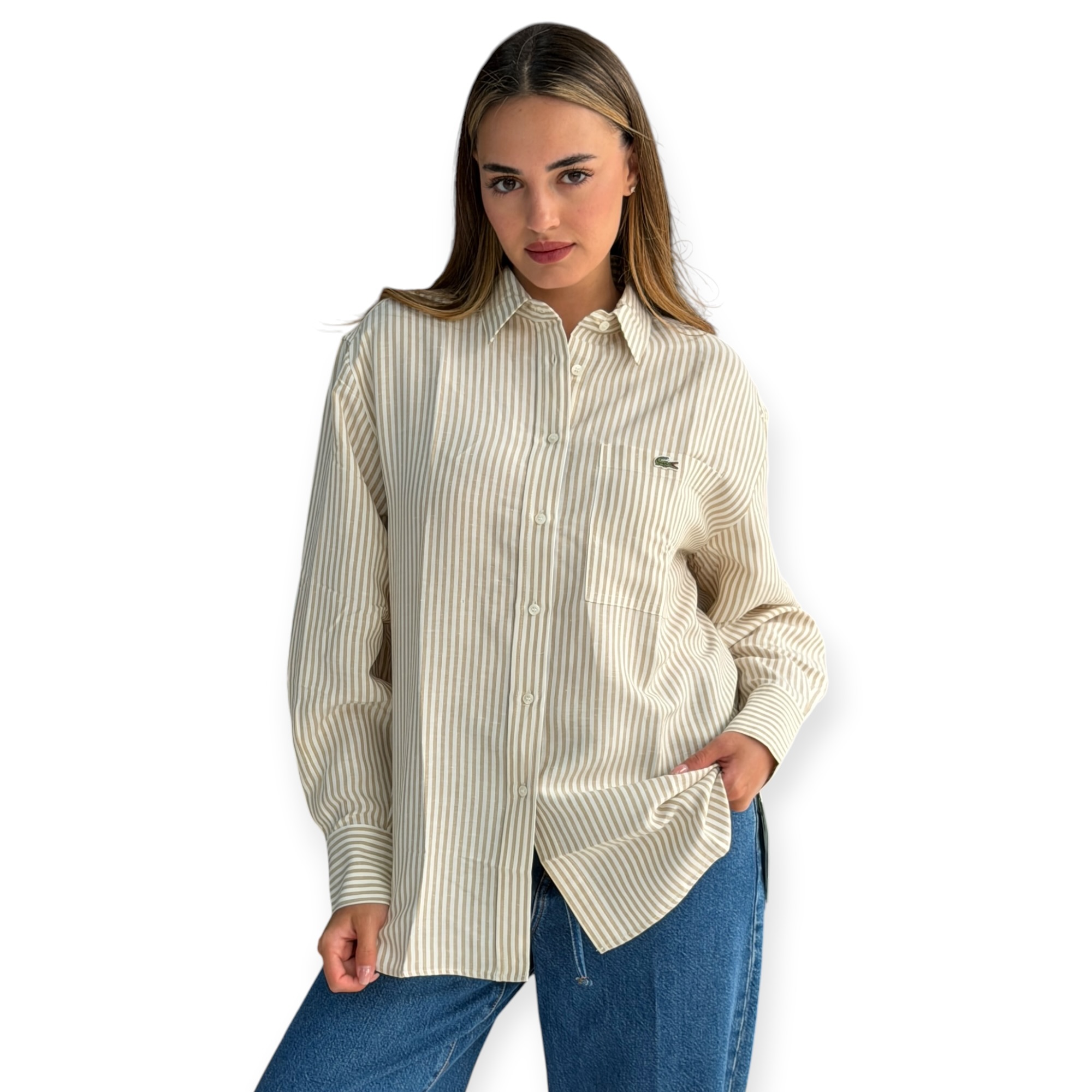 חולצה נשים LACOSTE CHEMISE MANCHES