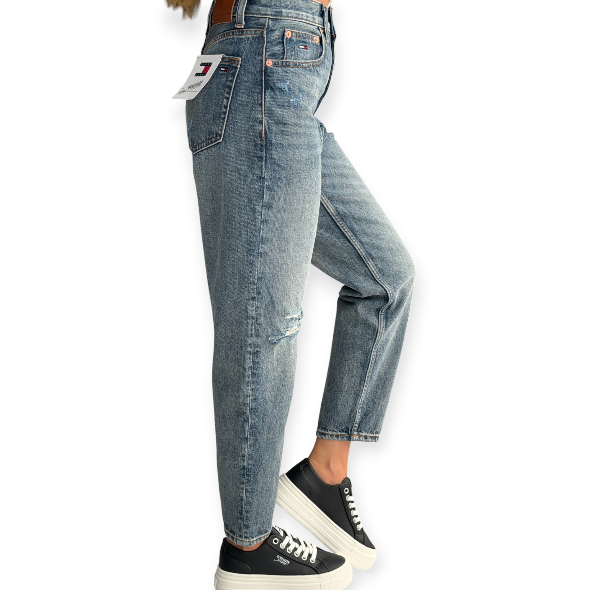 גינס נשים TOMMY HILFIGER MOM JEAN