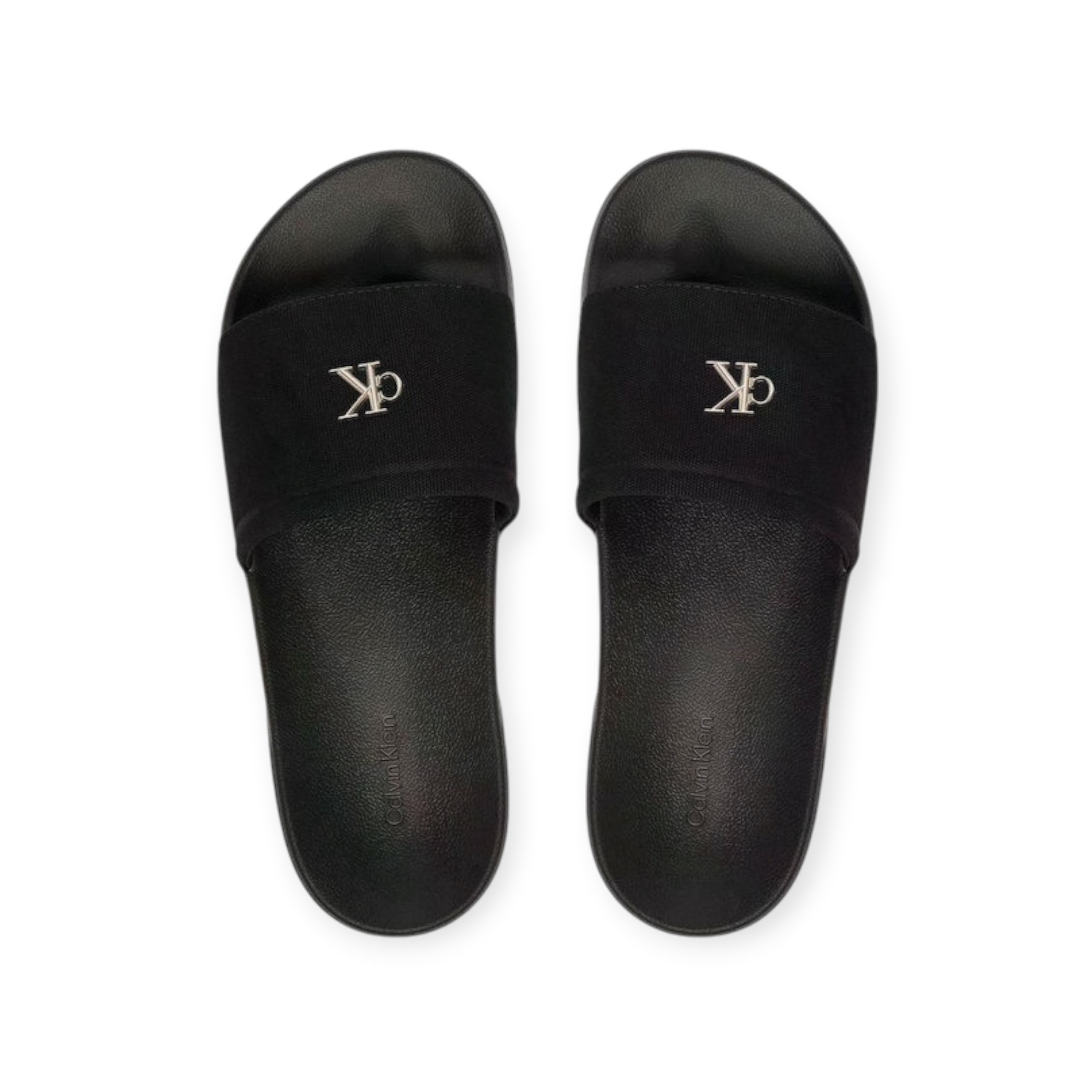 נעלי CALVIN KLEIN ESS SLIDE CANVAS