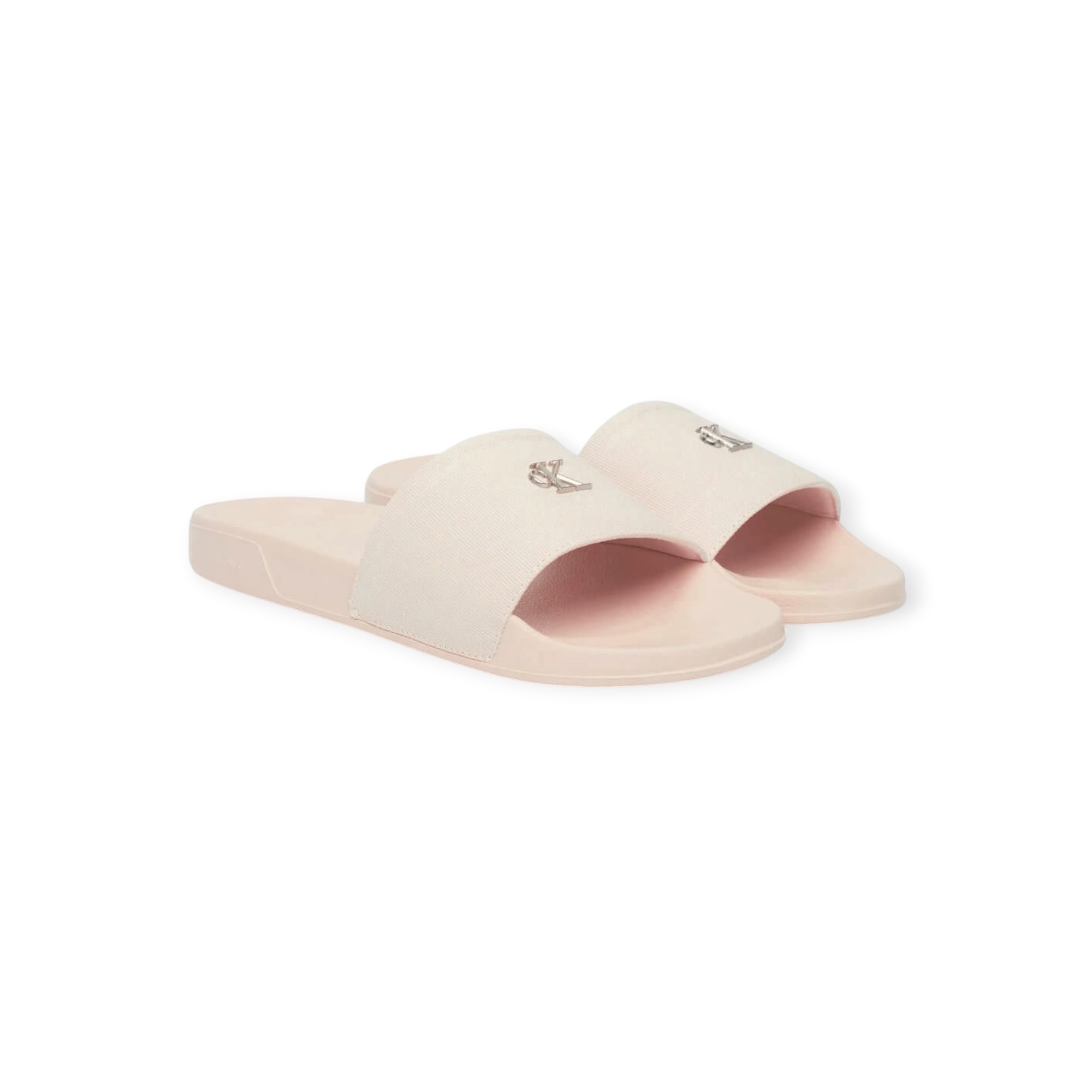 נעלי CALVIN KLEIN ESS SLIDE CANVAS