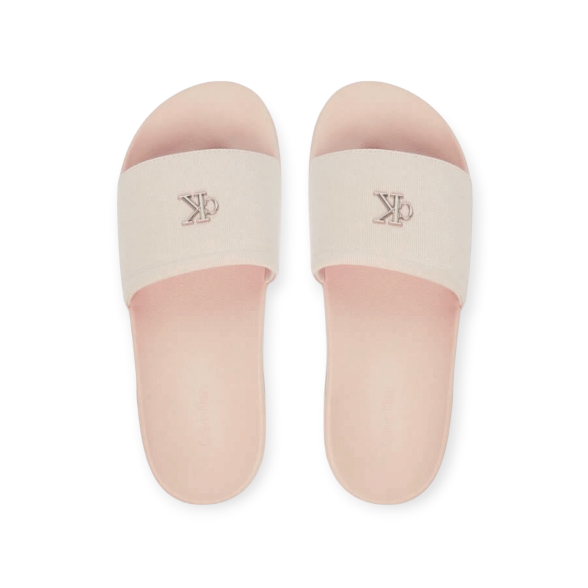 נעלי CALVIN KLEIN ESS SLIDE CANVAS