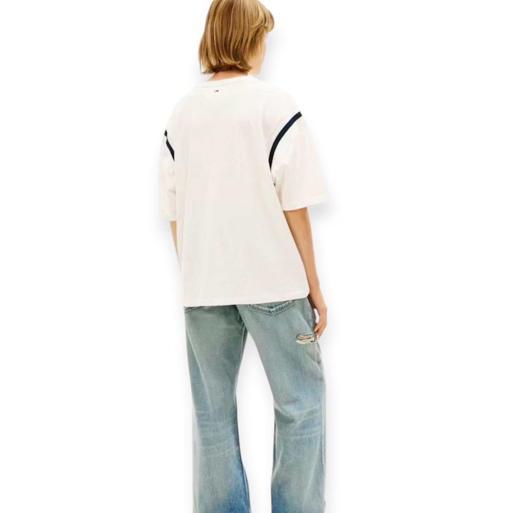 חולצה נשים TOMMY HILFIGER OVER SIZE  TEE