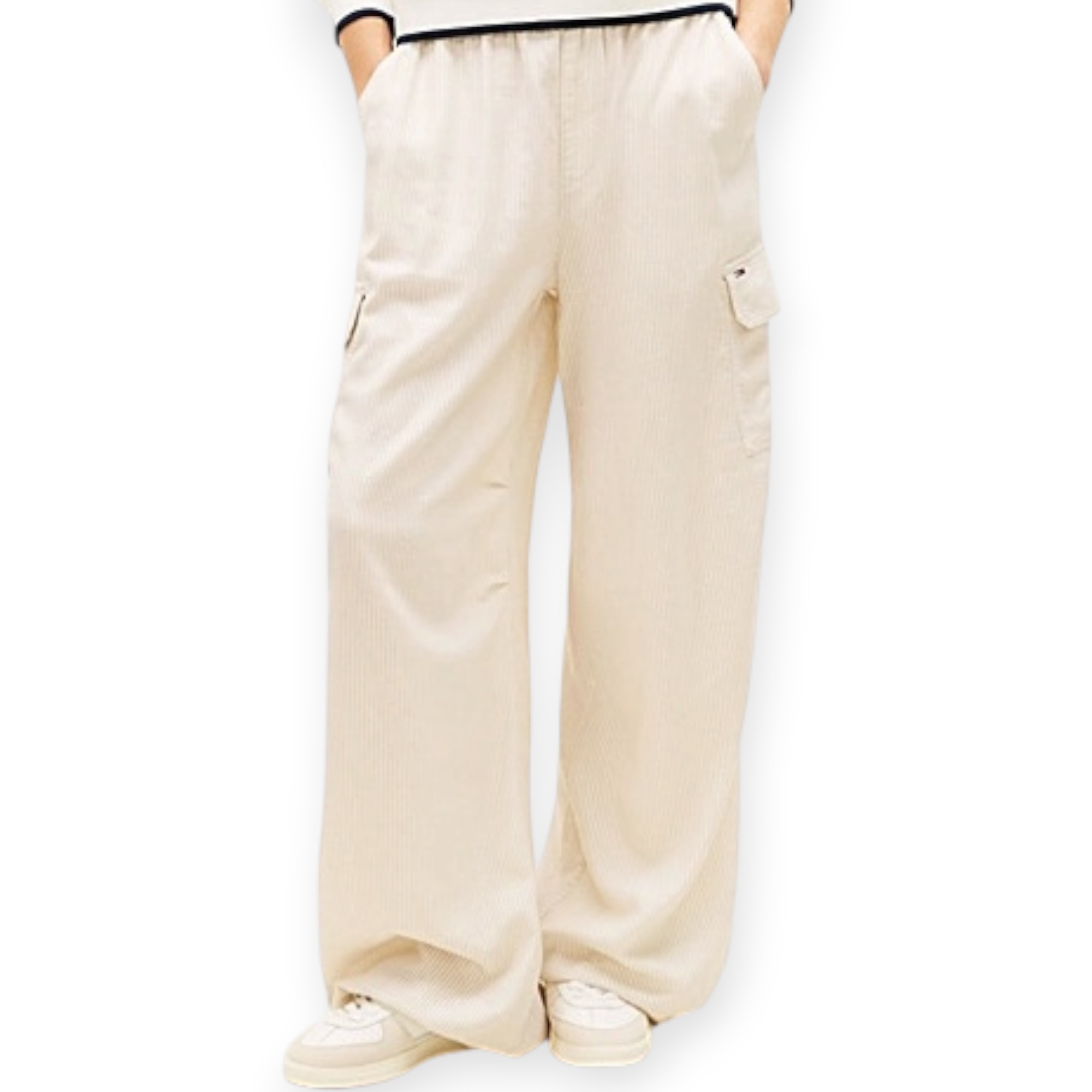 מכנס TOMMY HILFIGER LOW RISE LINEN PANT