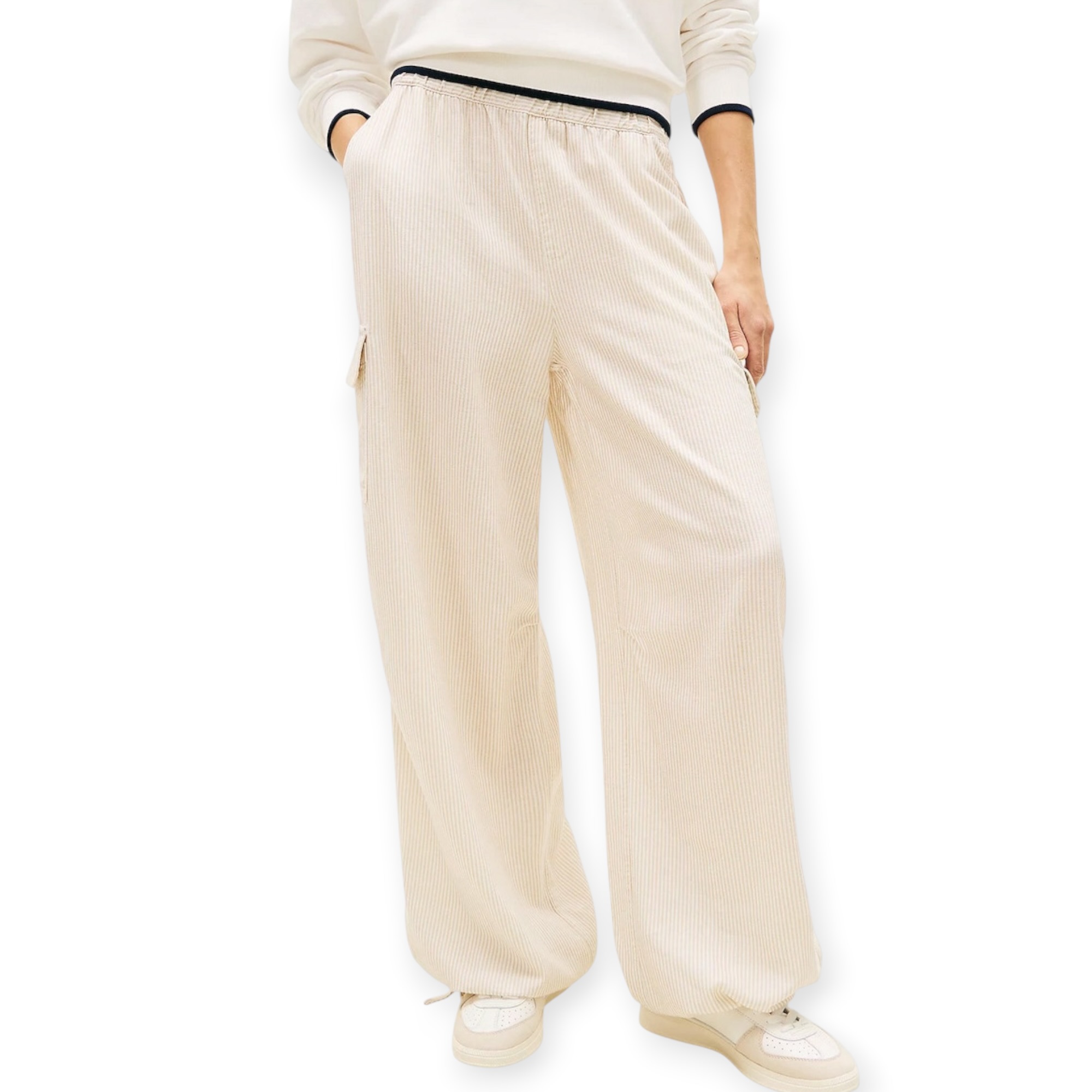 מכנס TOMMY HILFIGER LOW RISE LINEN PANT