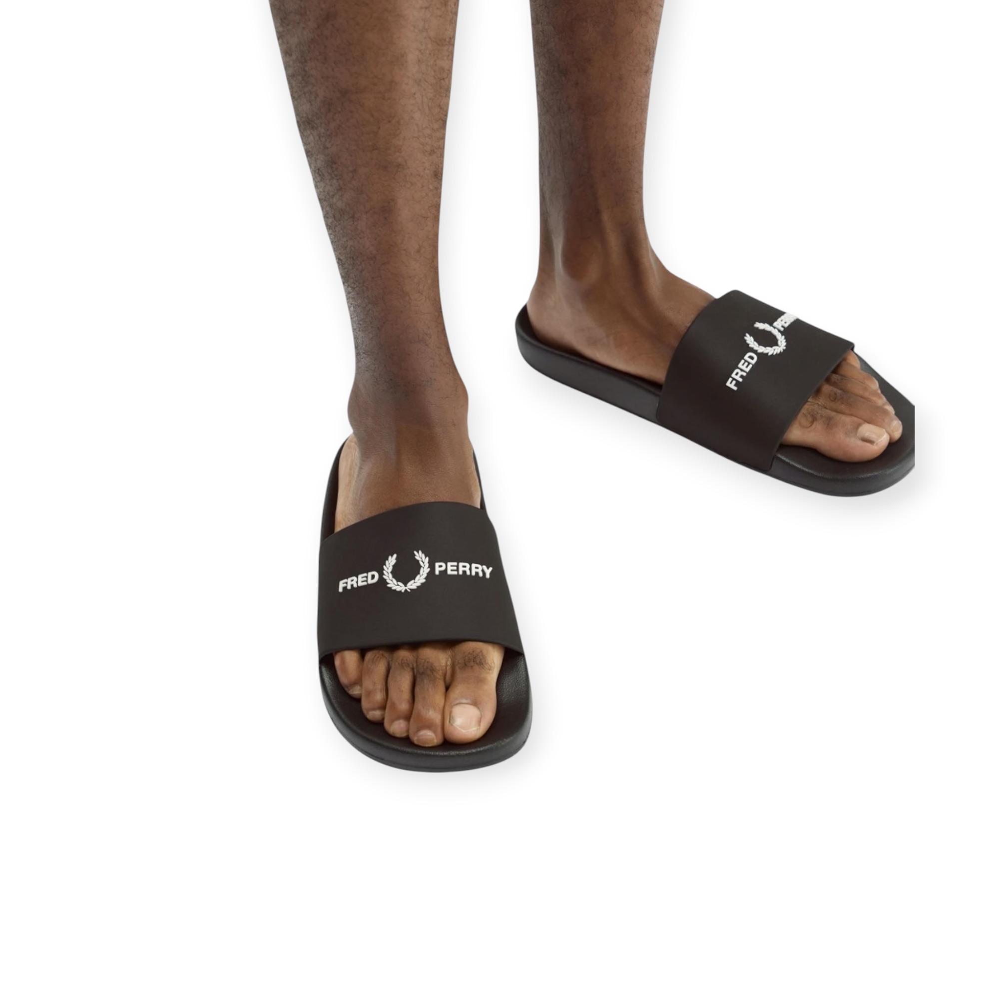 נעלי גברים 40-46 FRED PERRY BRANDED SLIDER נעלי גברים 40-46 FRED PERRY BRANDED SLIDER