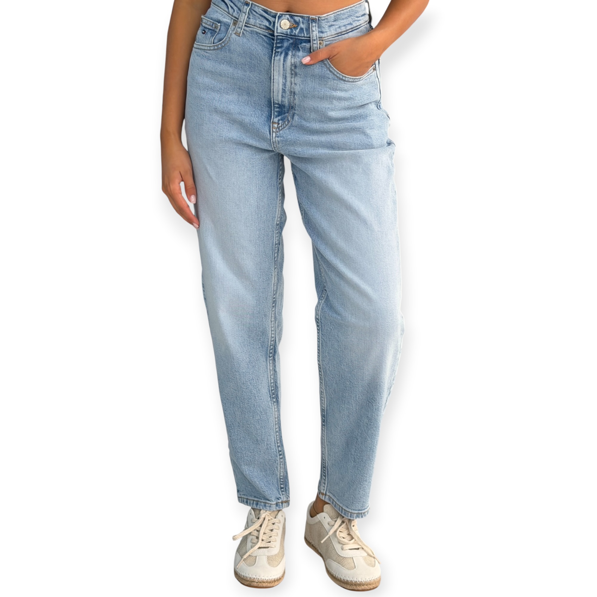 גינס נשים TOMMY HILFIGER MOM JEAN גינס נשים TOMMY HILFIGER MOM JEAN