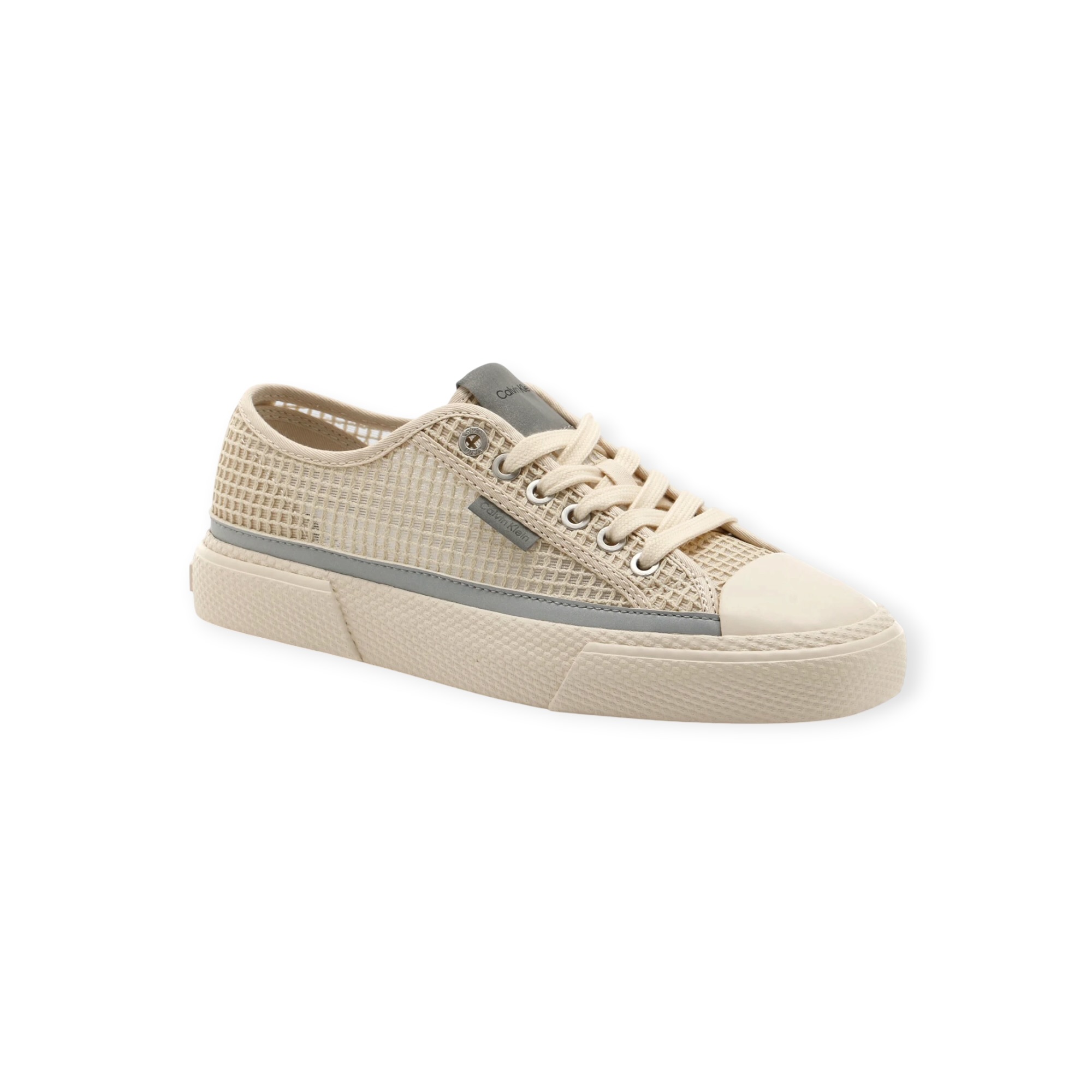 נעלי CALVIN KLEIN CHUNKY VULC LACEUP RAFFIA נעלי CALVIN KLEIN CHUNKY VULC LACEUP RAFFIA