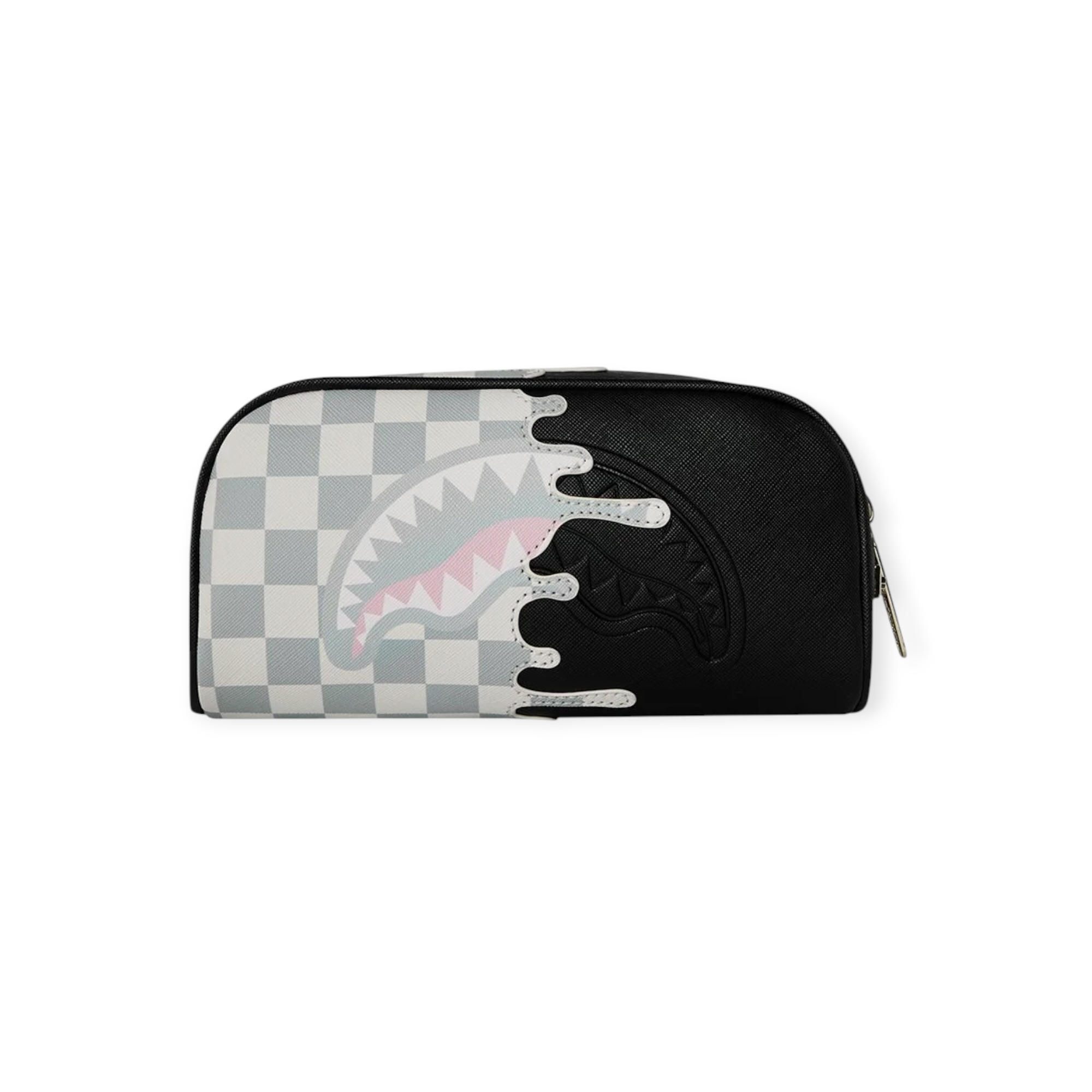 קלמר SPRAYGROUND CREAM CHECK UNFINISHED PENCIL POUCH