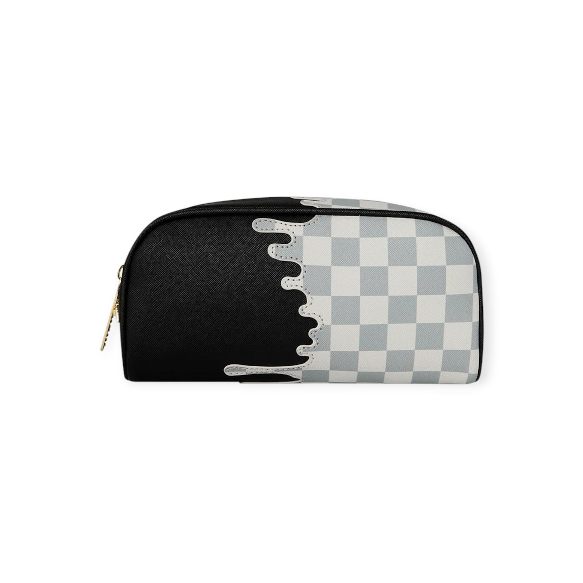 קלמר SPRAYGROUND CREAM CHECK UNFINISHED PENCIL POUCH