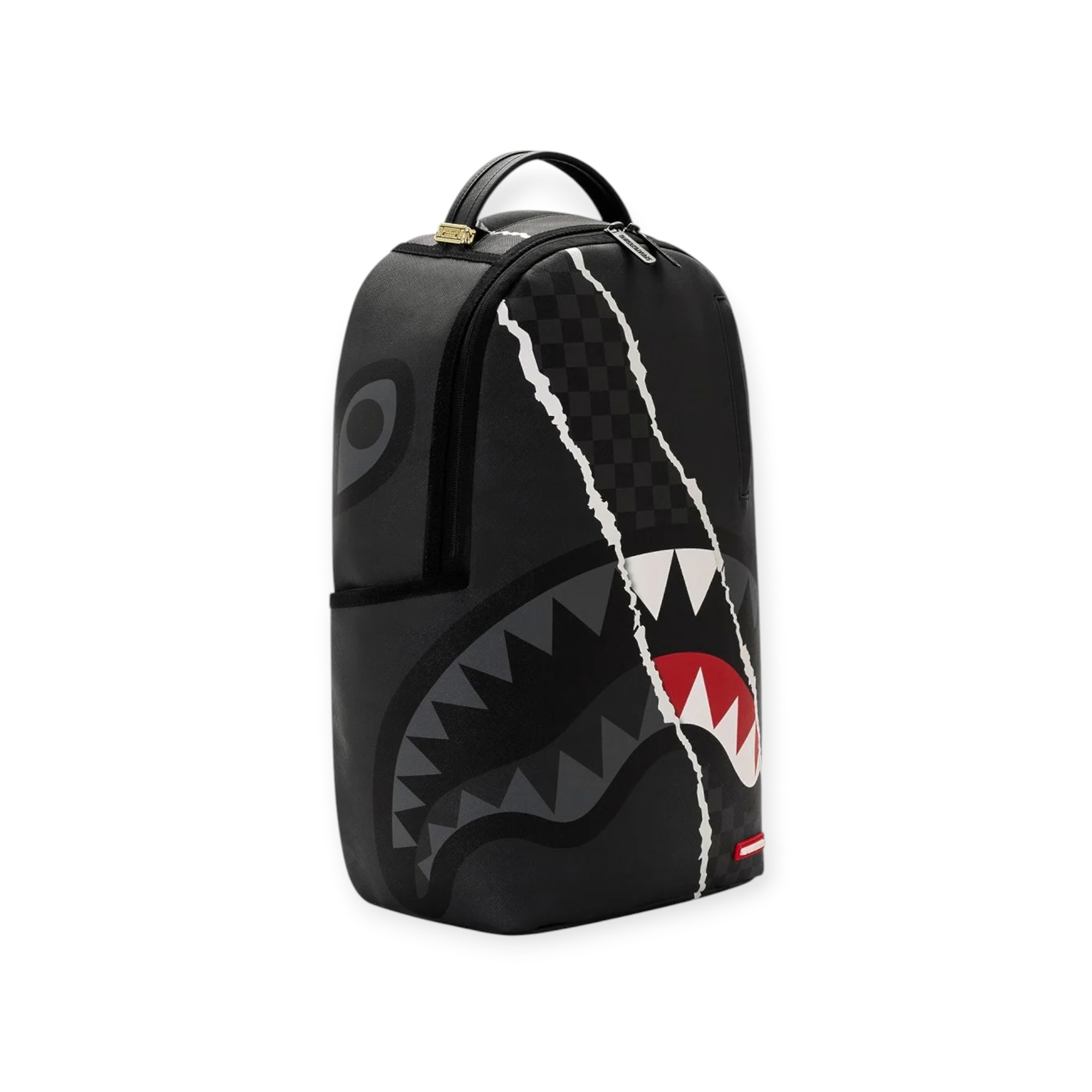 תיק גב SPRAYGROUND CENTER RIP REVEALING GRAY CHECK BACKPACK תיק גב SPRAYGROUND CENTER RIP REVEALING GRAY CHECK BACKPACK