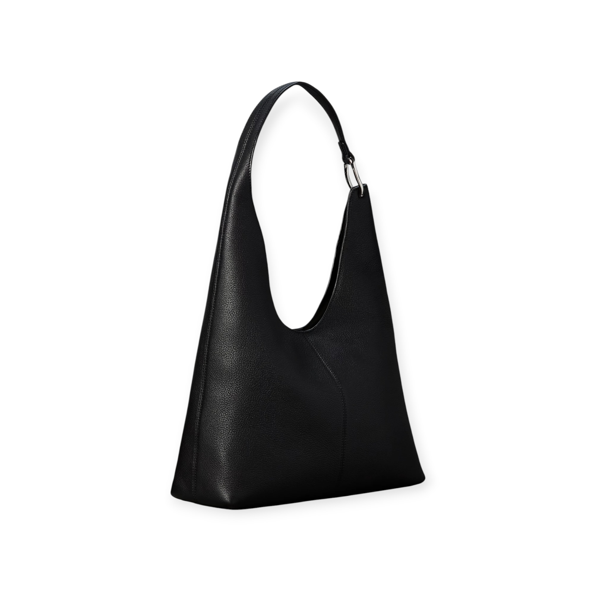 תיק עור נשים CALVIN KLEIN SLOUCHY LEATHER SHOULDER BAG תיק עור נשים CALVIN KLEIN SLOUCHY LEATHER SHOULDER BAG