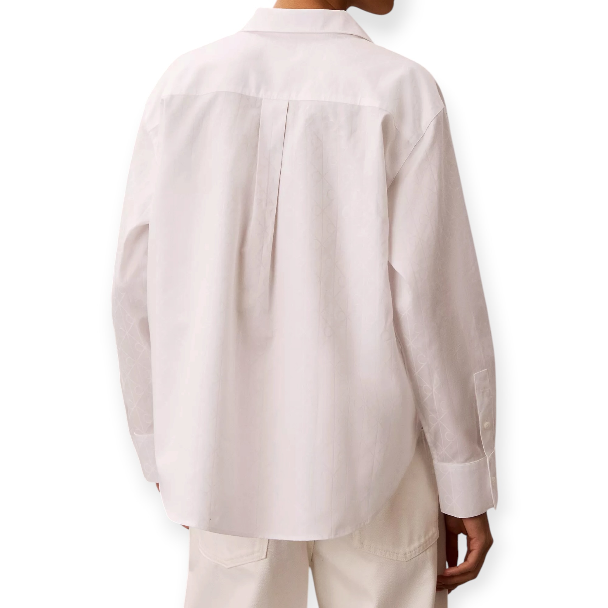 חולצה נשים CALVIN KLEIN COTON POPLIN  SHIRT
