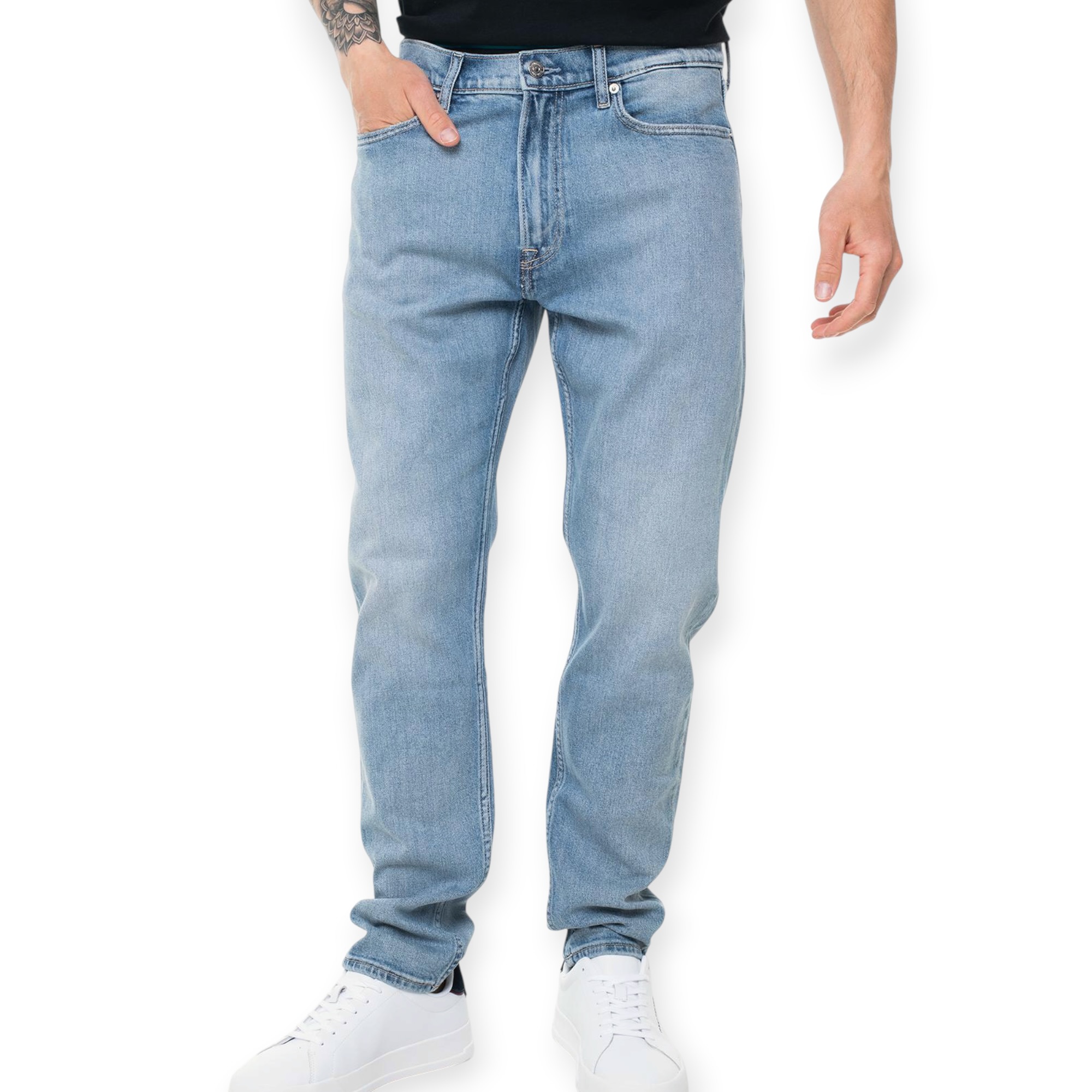 גינס גברים CALVIN KLEIN SCLASSIC TAPER JEANS