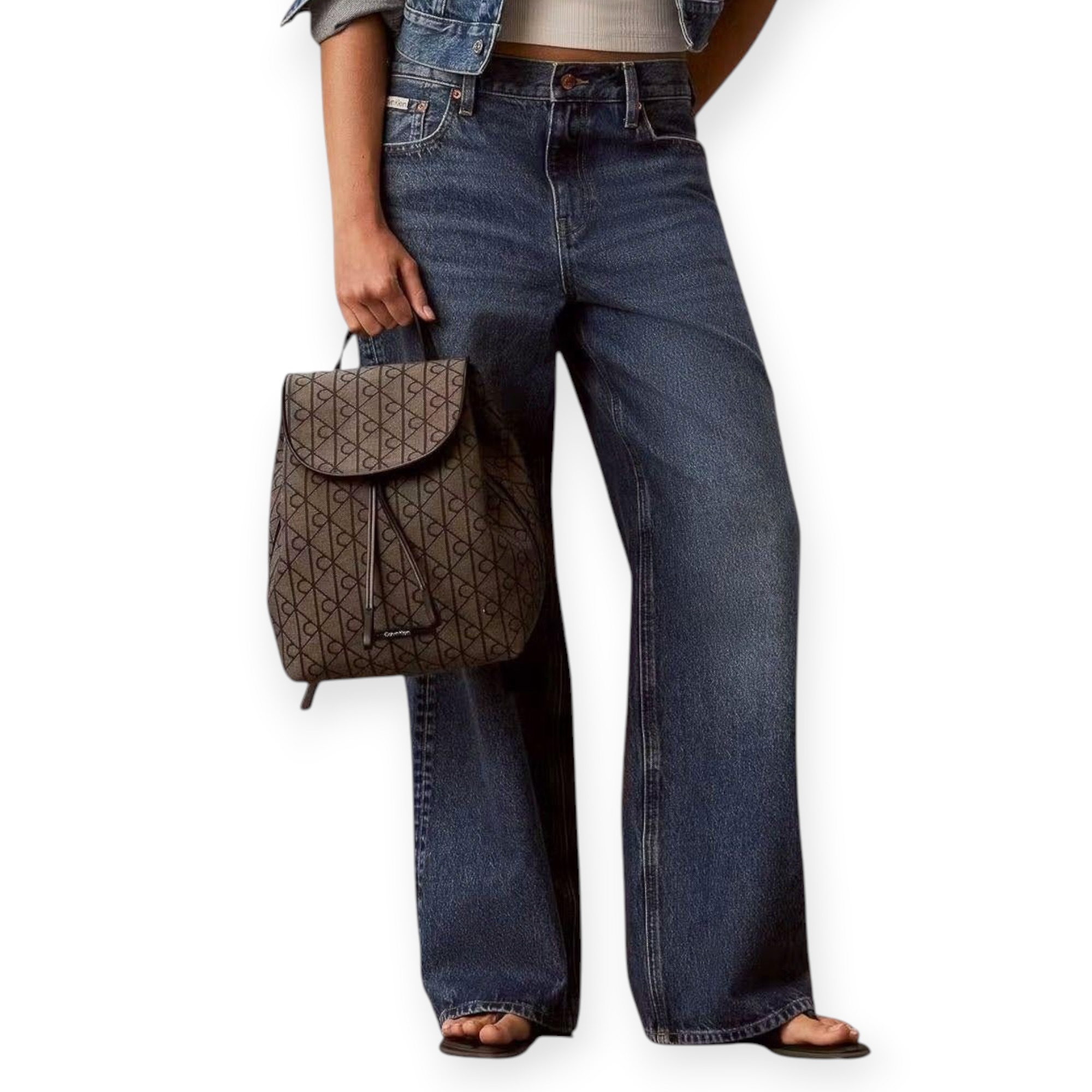 תיק נשים CALVIN KLEIN JACQUARD BACKPACK תיק נשים CALVIN KLEIN JACQUARD BACKPACK