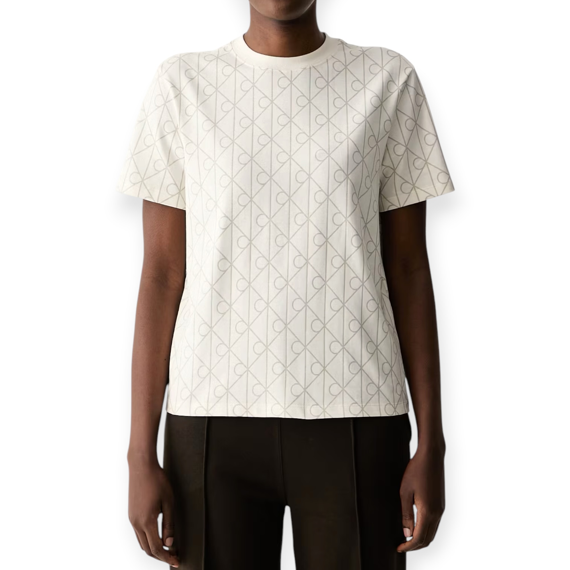 חולצה נשים CALVIN KLEIN CKASSIC AOP TEE