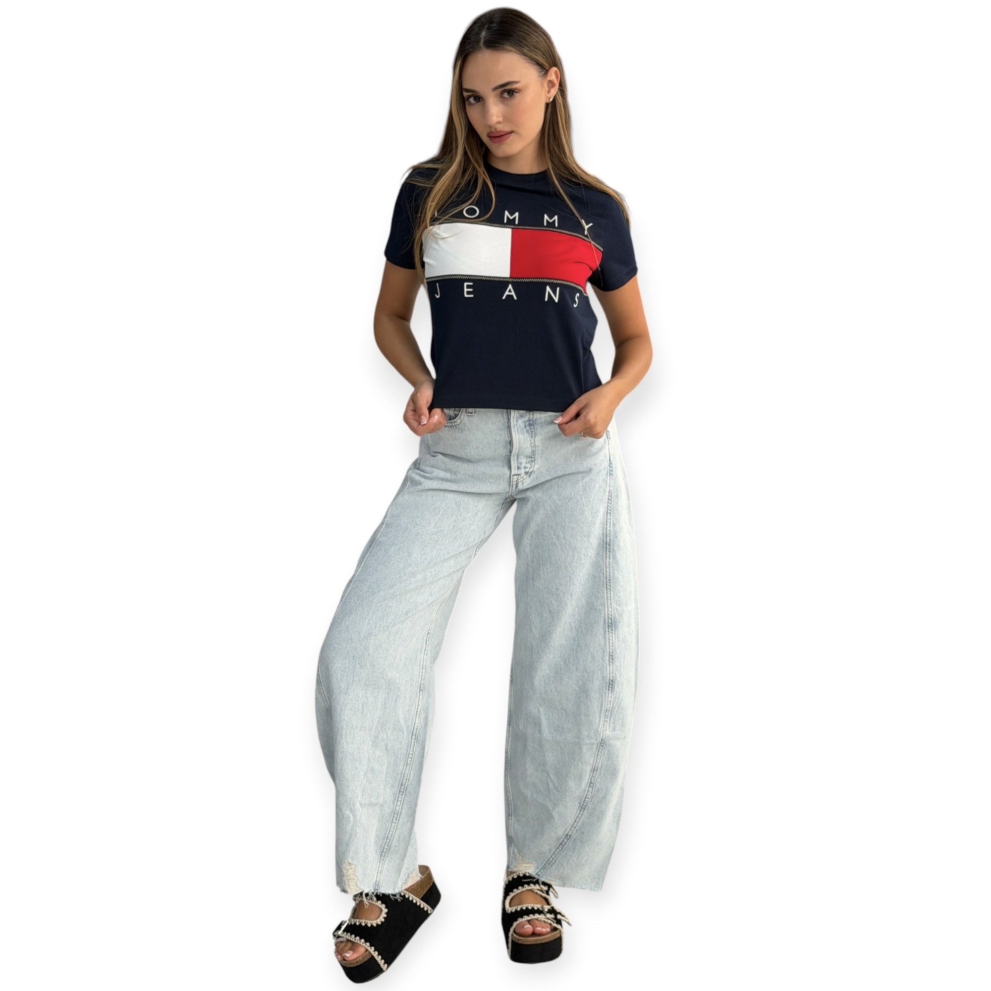 חולצה נשים TOMMY HILFIGER TEE