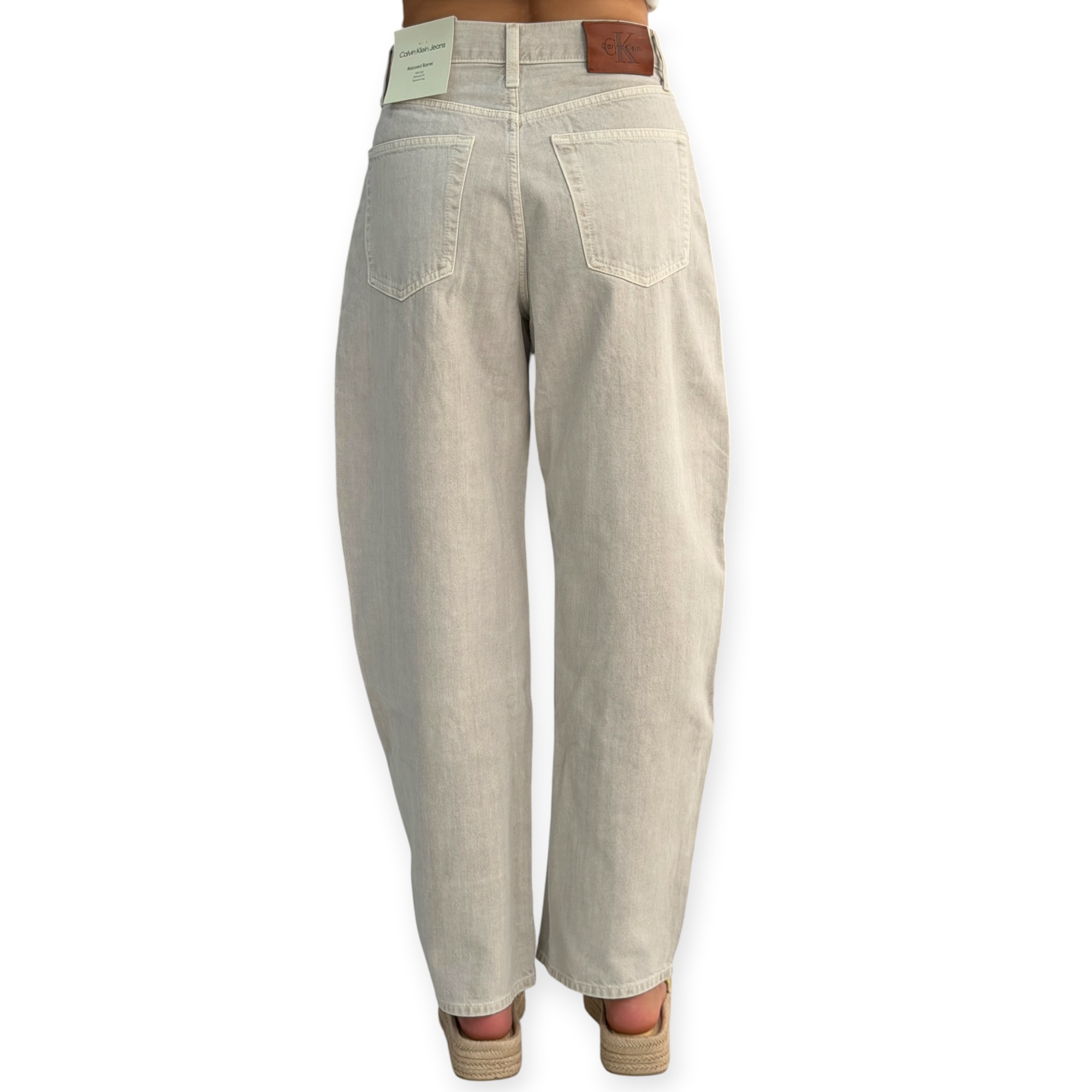 גינס נשים CLVIN KLEIN RELAXED BARREL JEAN JEANS