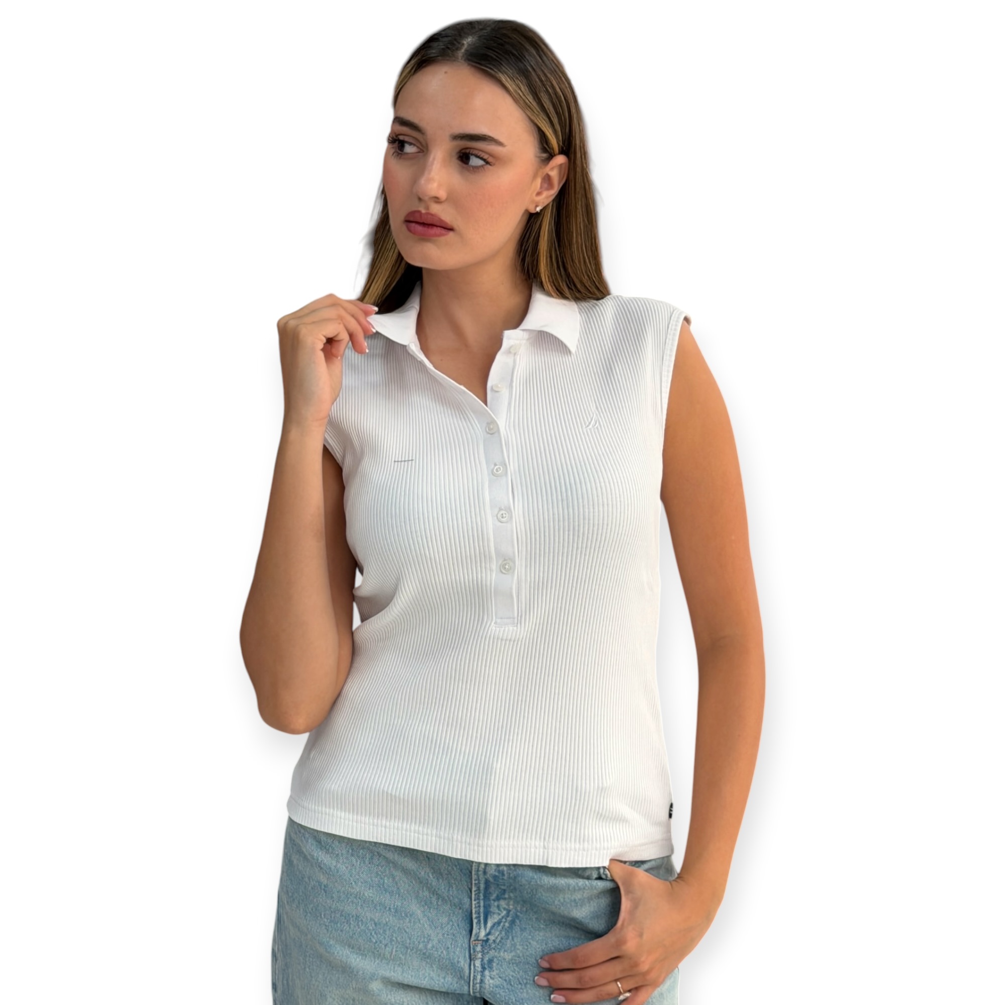 חולצת צווארון לנשים NAUTICA POLO