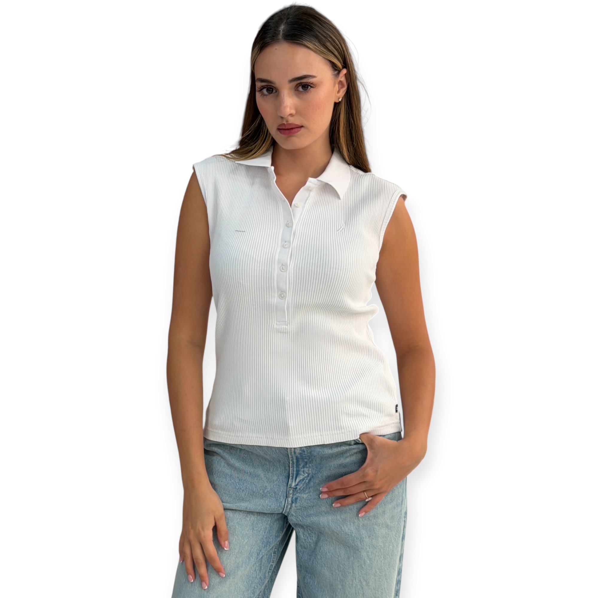 חולצת צווארון לנשים NAUTICA POLO